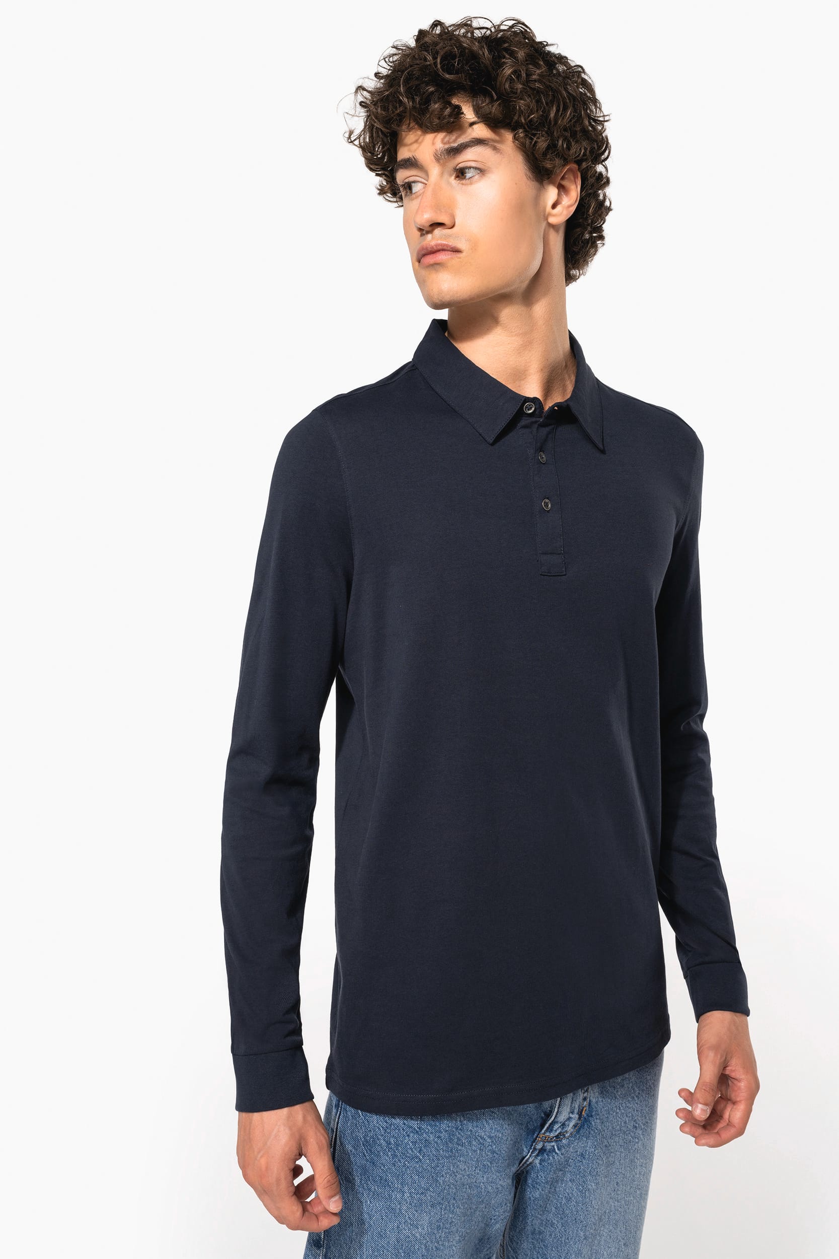 Polo jersey manches longues homme - Image 9