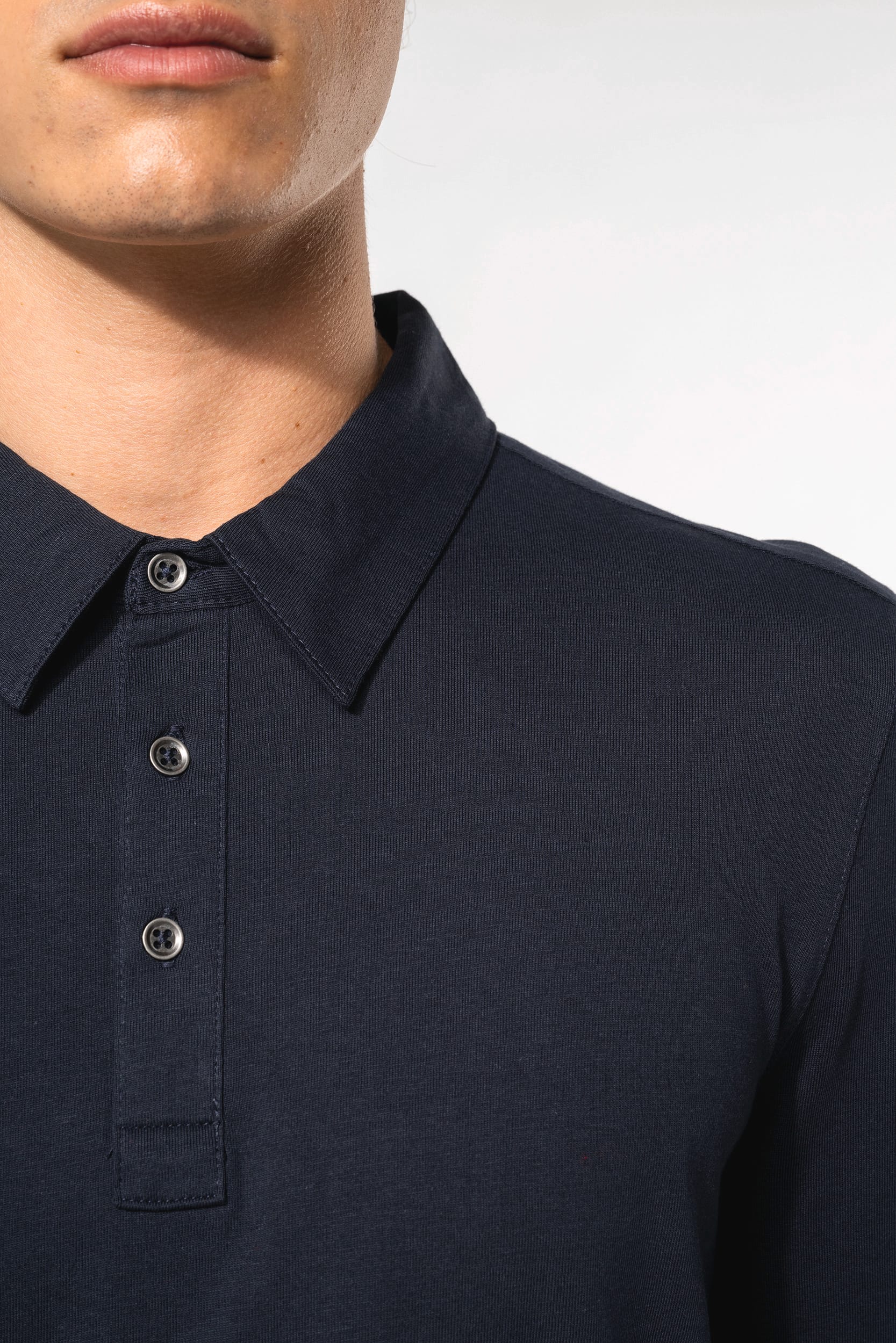 Polo jersey manches longues homme - Image 5