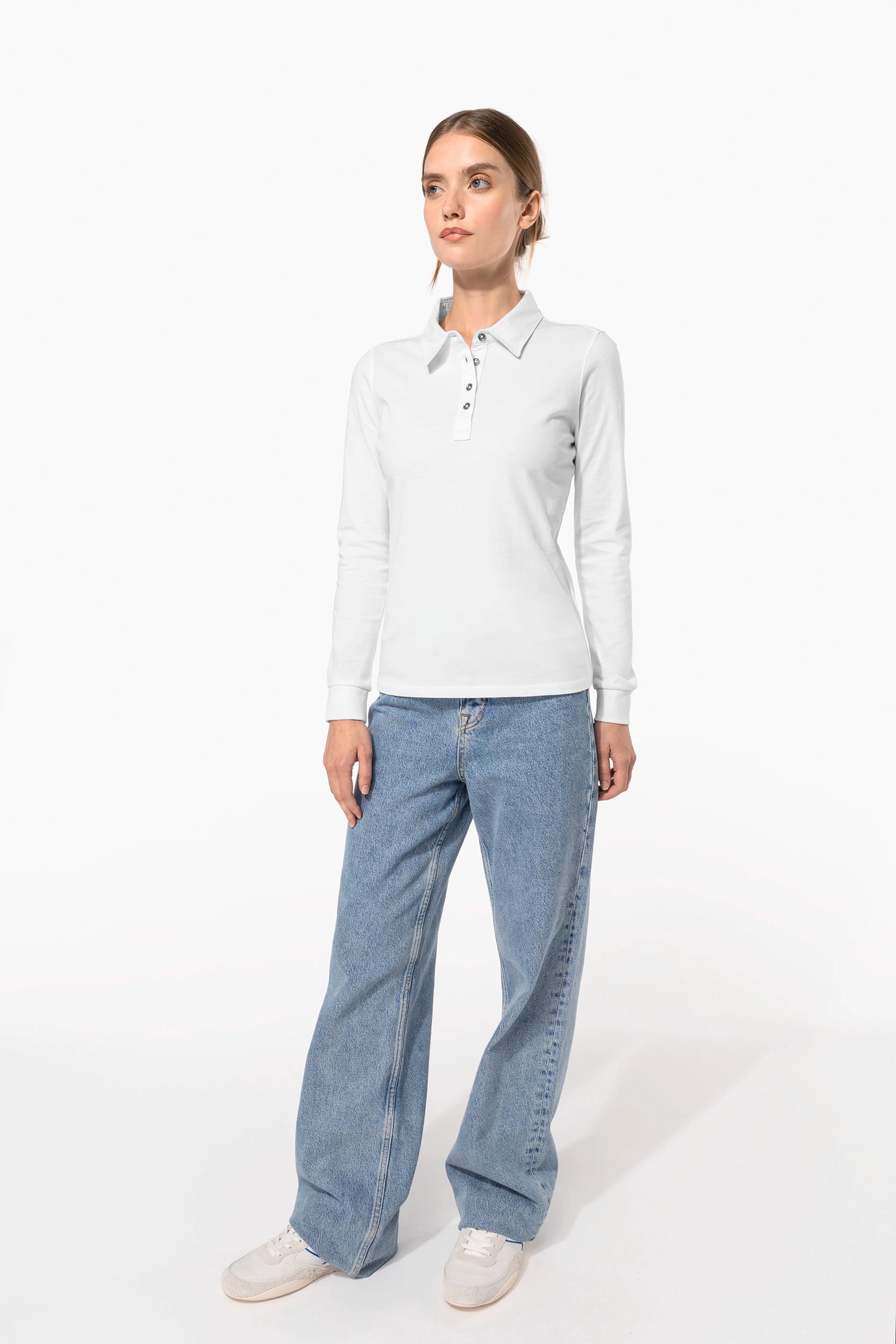 Polo jersey manches longues femme - Image 13