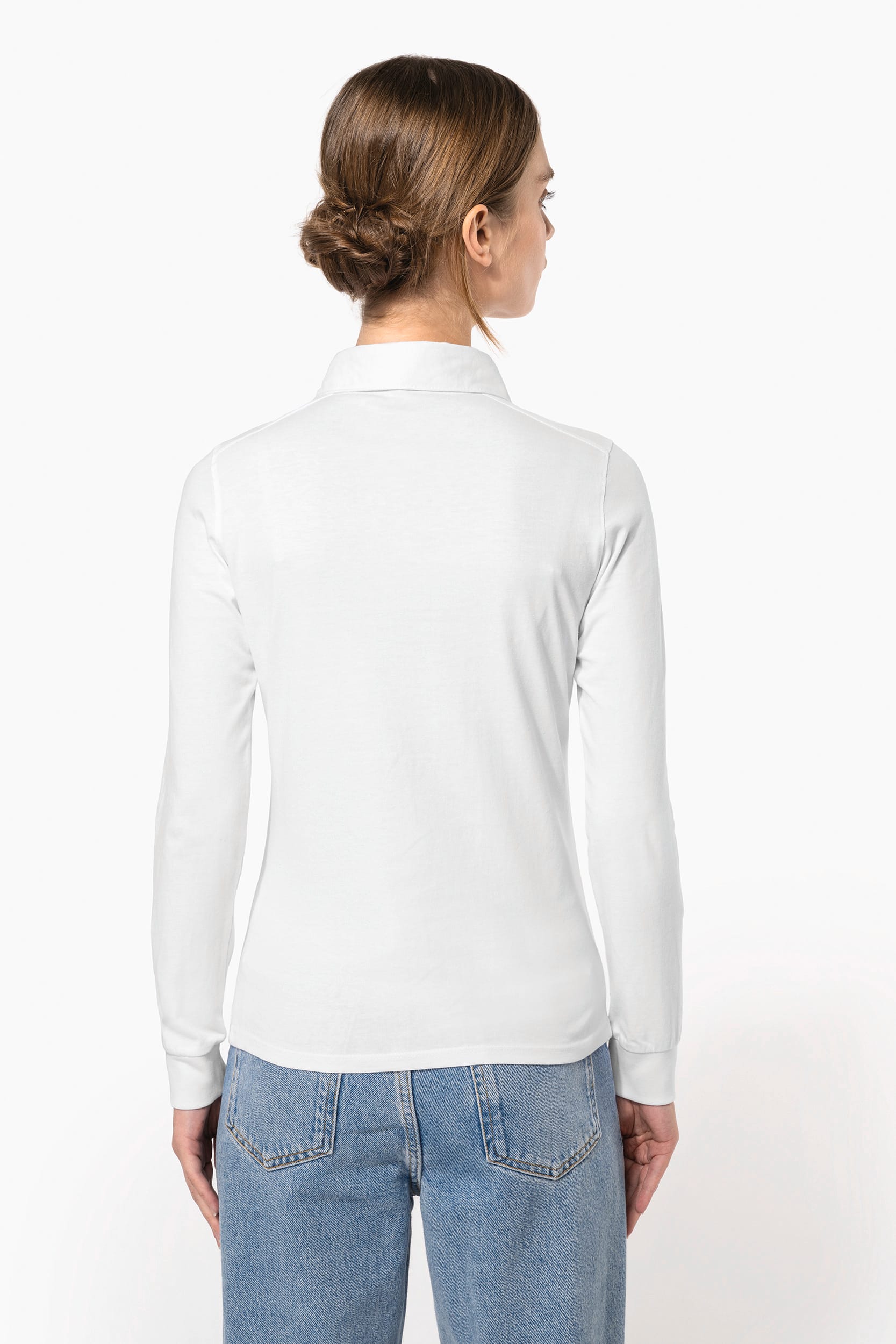 Polo jersey manches longues femme - Image 2