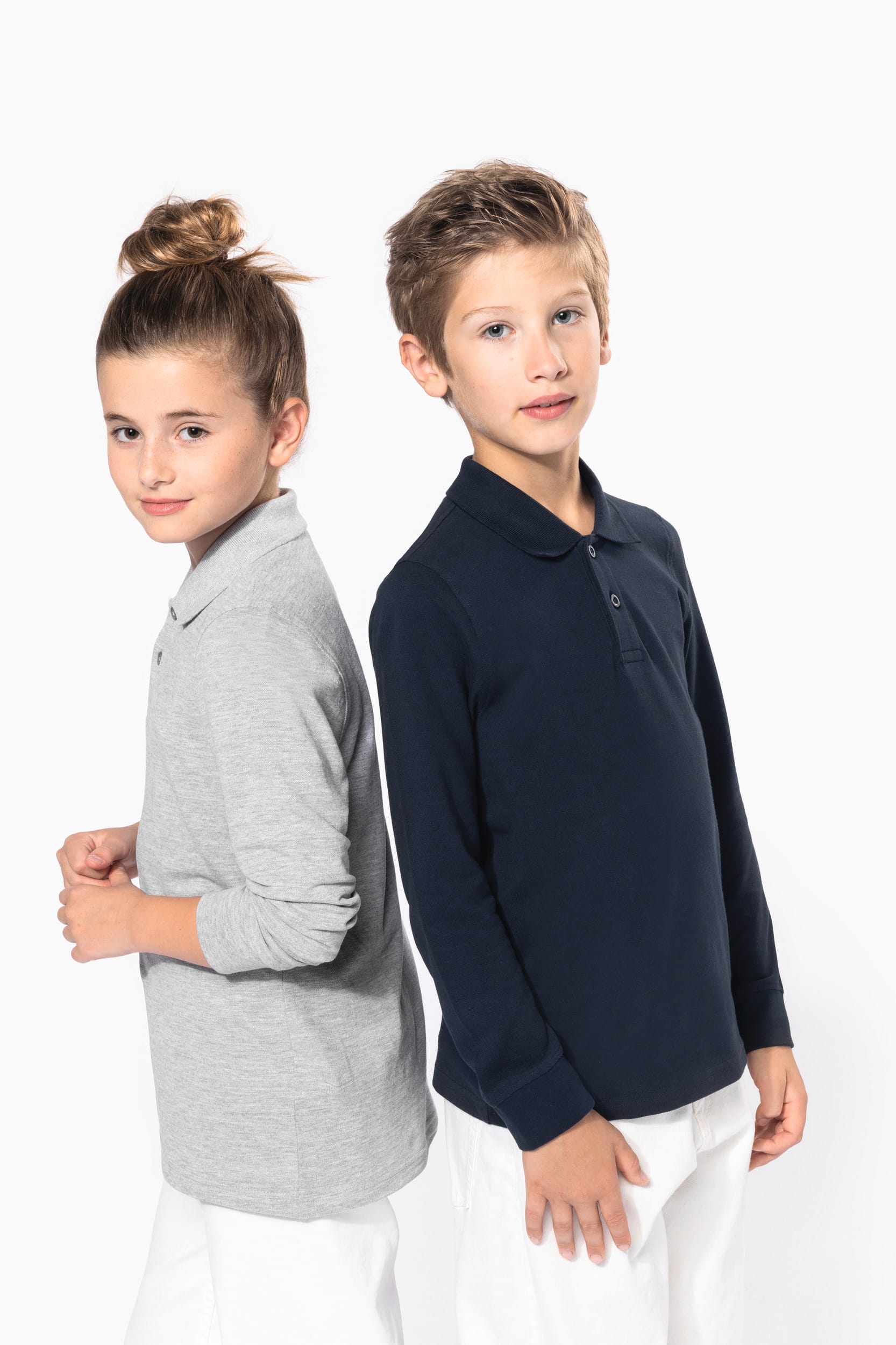 Polo manches longues enfant