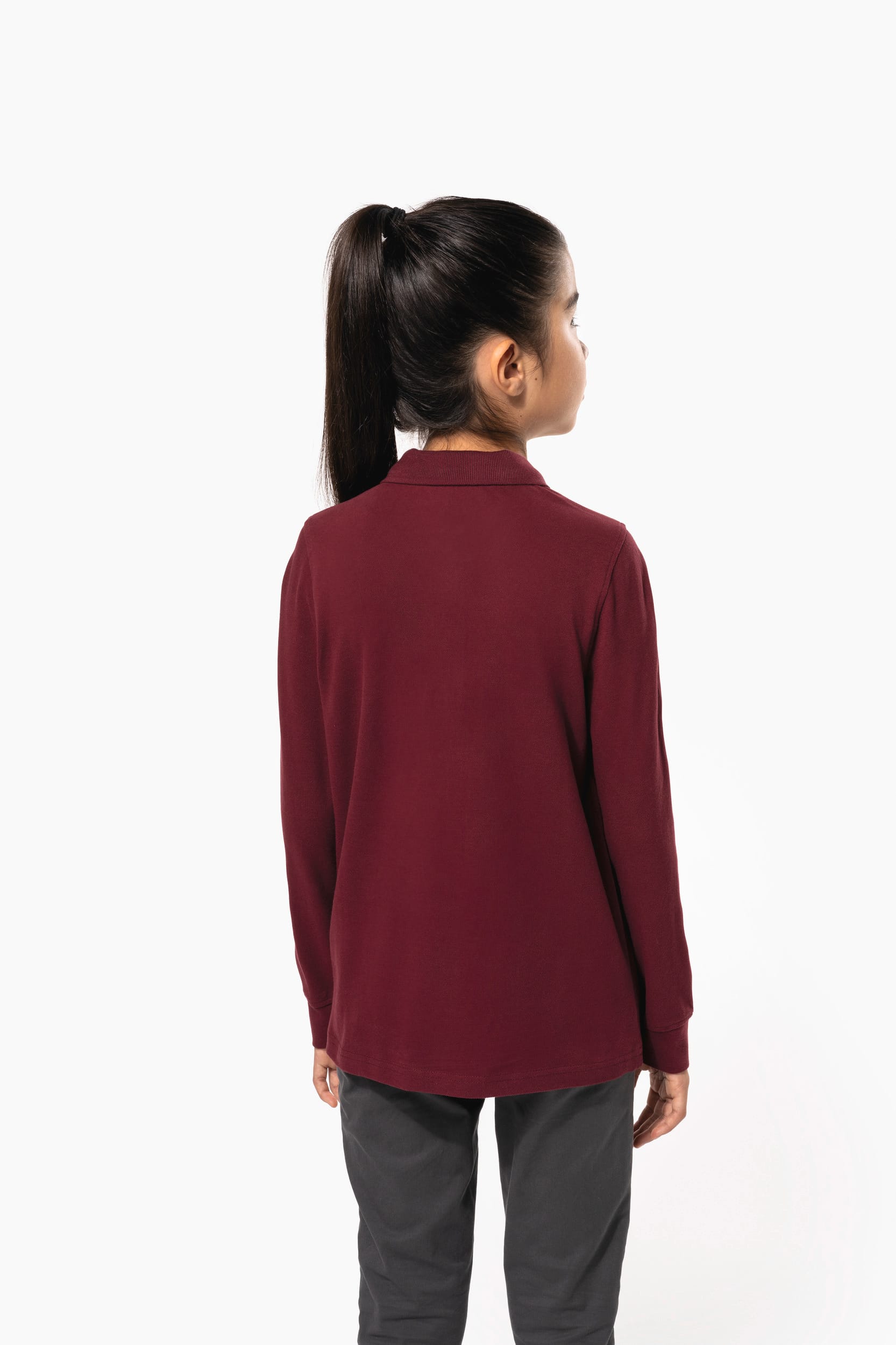 Polo manches longues enfant - Image 2