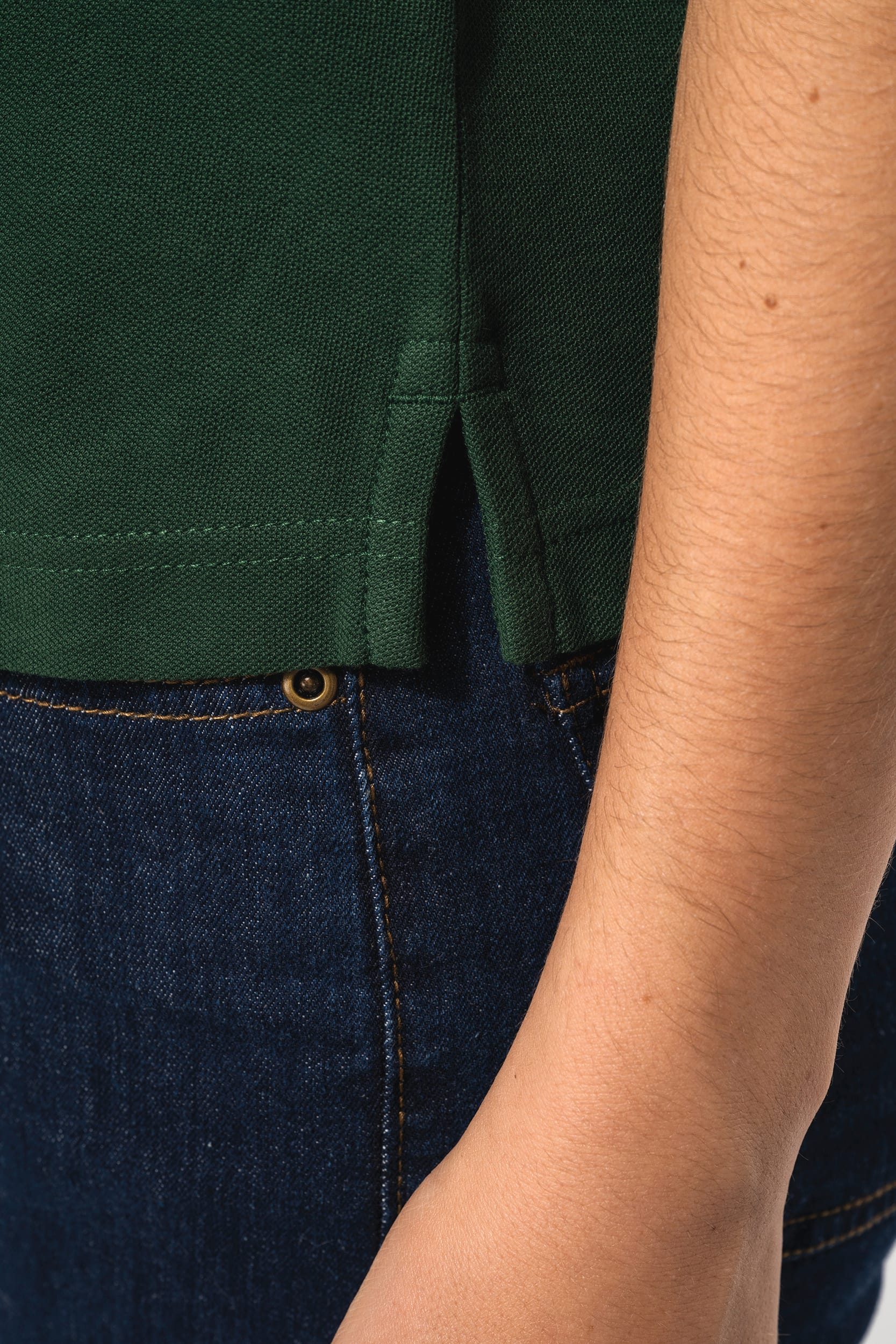 Polo femme manches courtes à liserés contrastés - Image 14