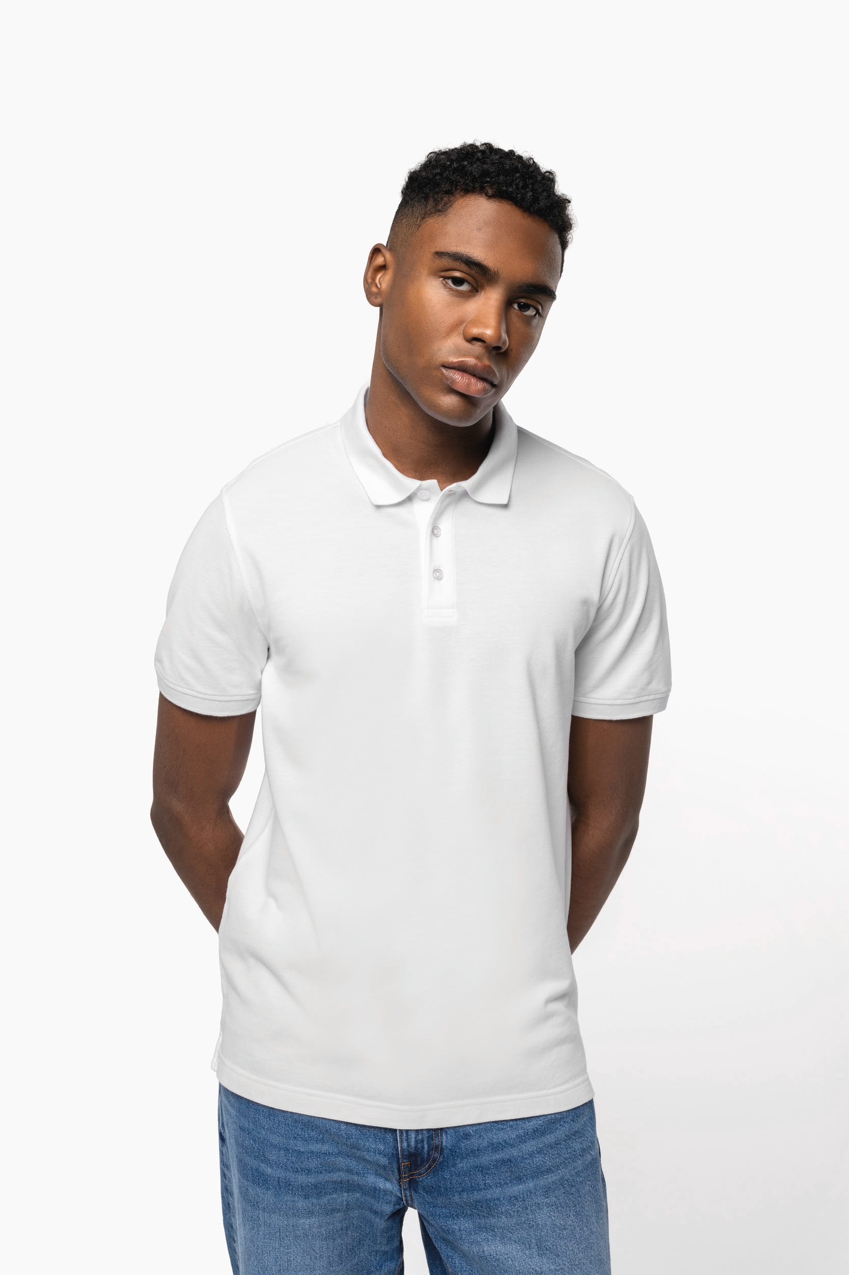Polo piqué manches courtes homme - Image 3