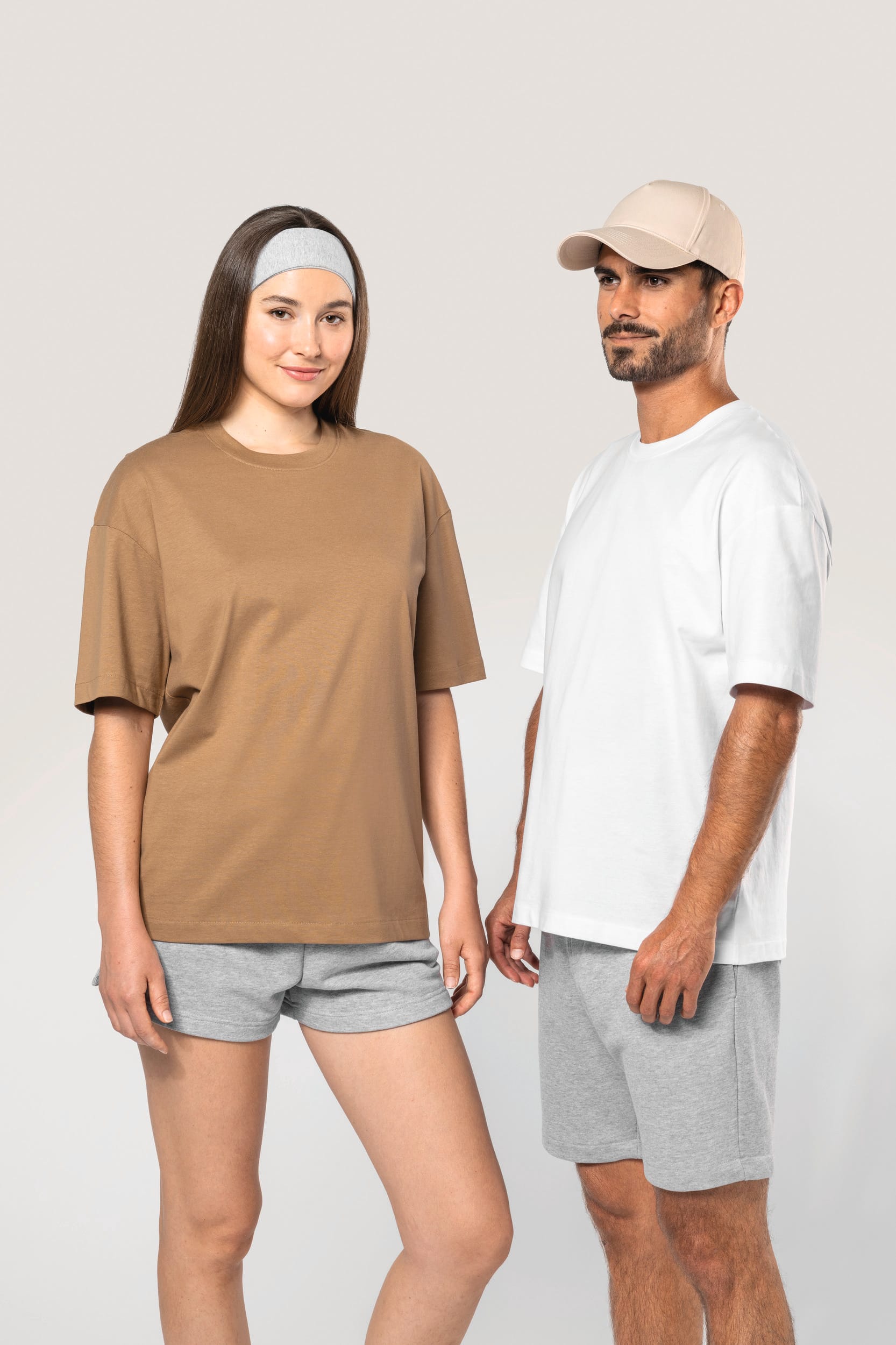Camiseta oversize manga corta unisex