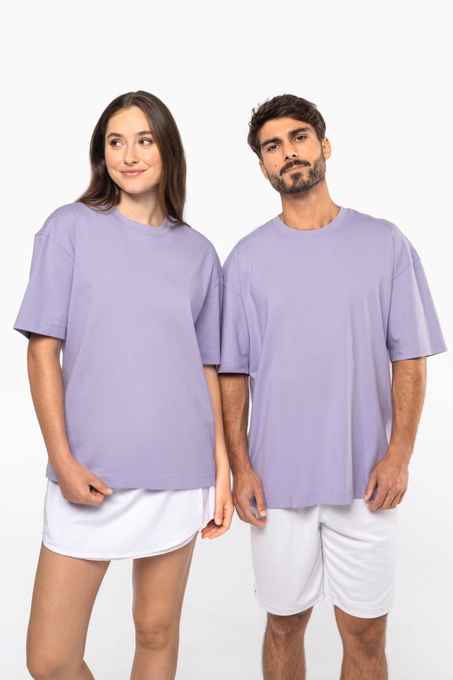 T-shirt unisexe oversize manches courtes