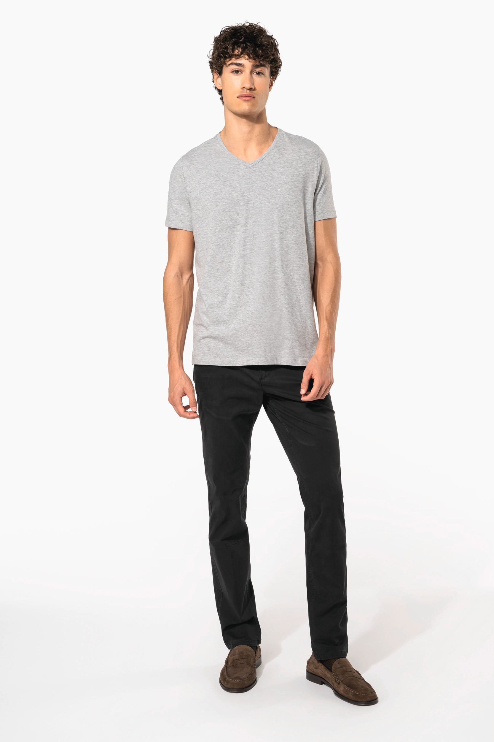 T-shirt manches courtes col V homme - Image 7