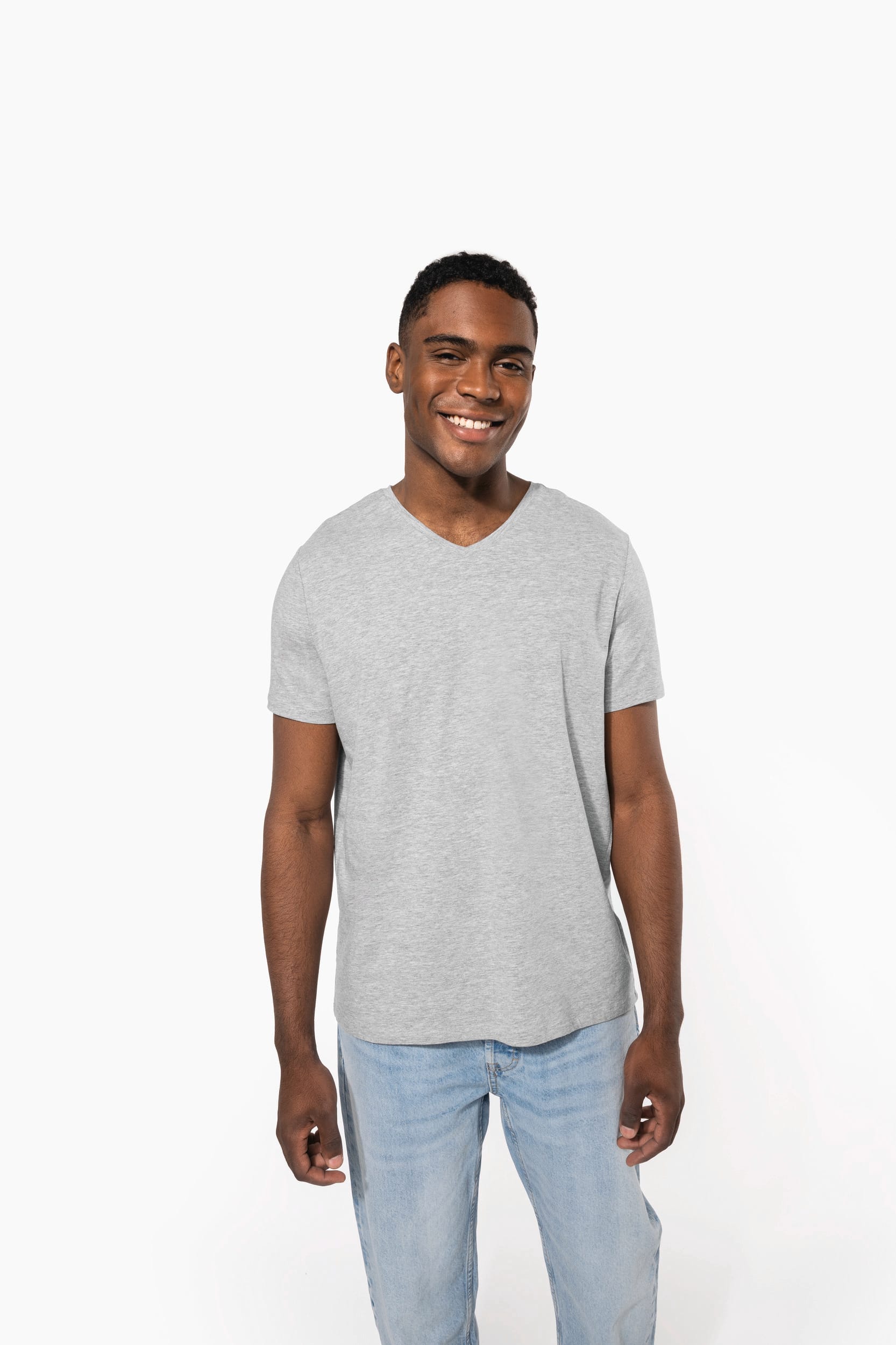 T-shirt manches courtes col V homme - Image 11