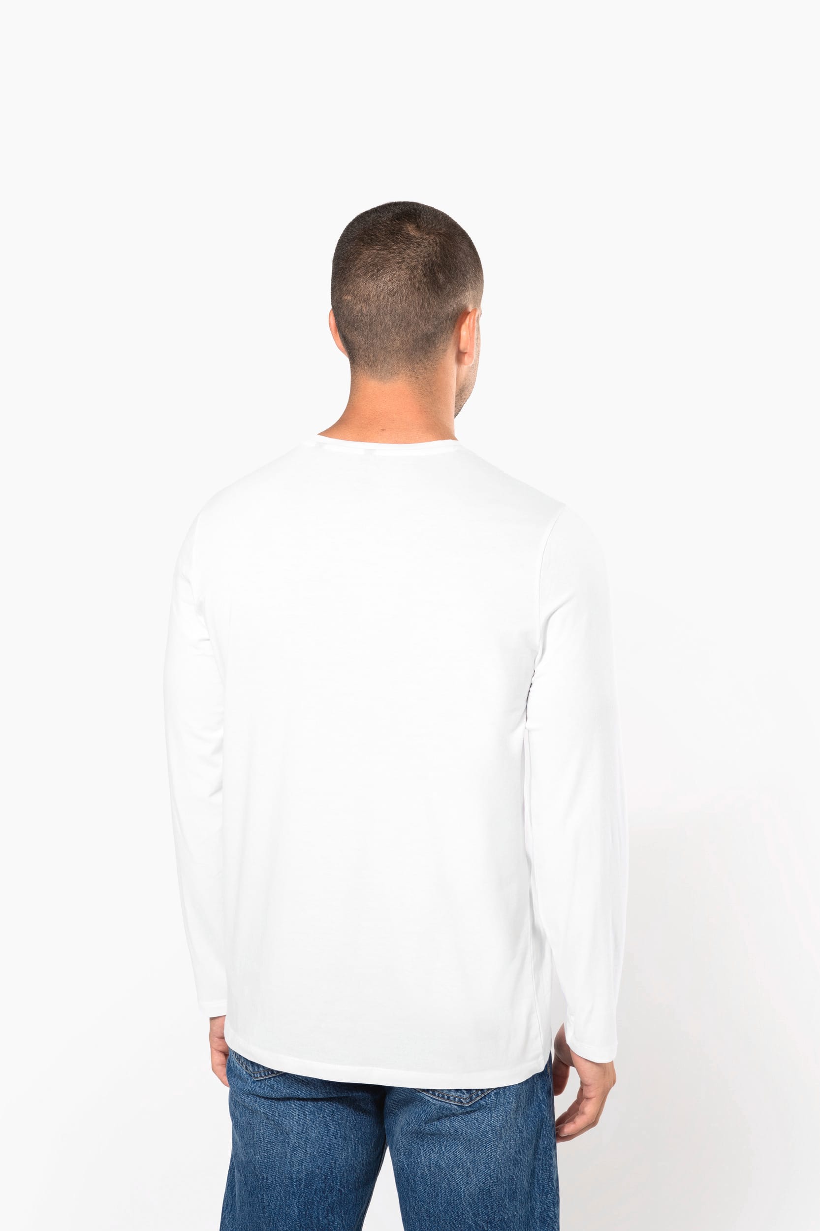 T-shirt col rond manches longues homme - Image 2