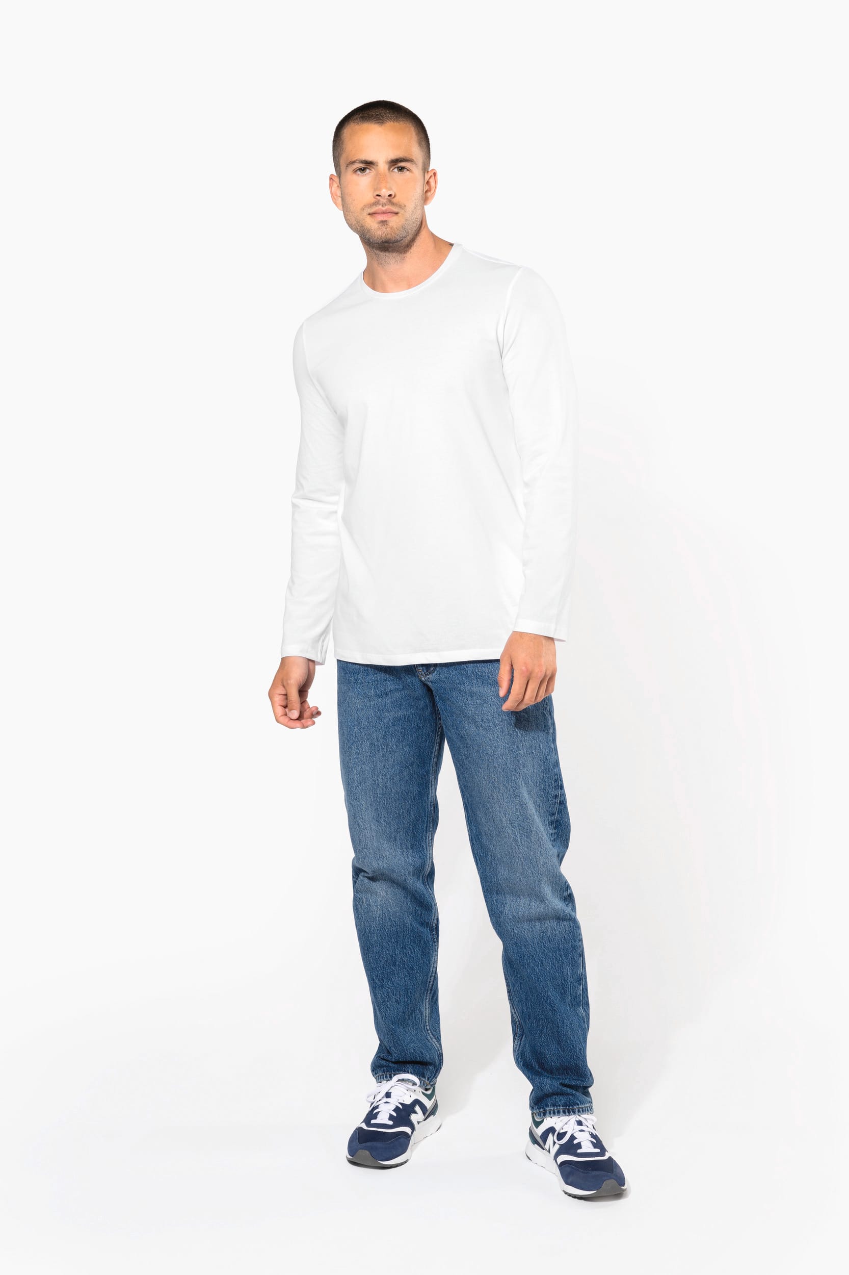 T-shirt col rond manches longues homme - Image 5