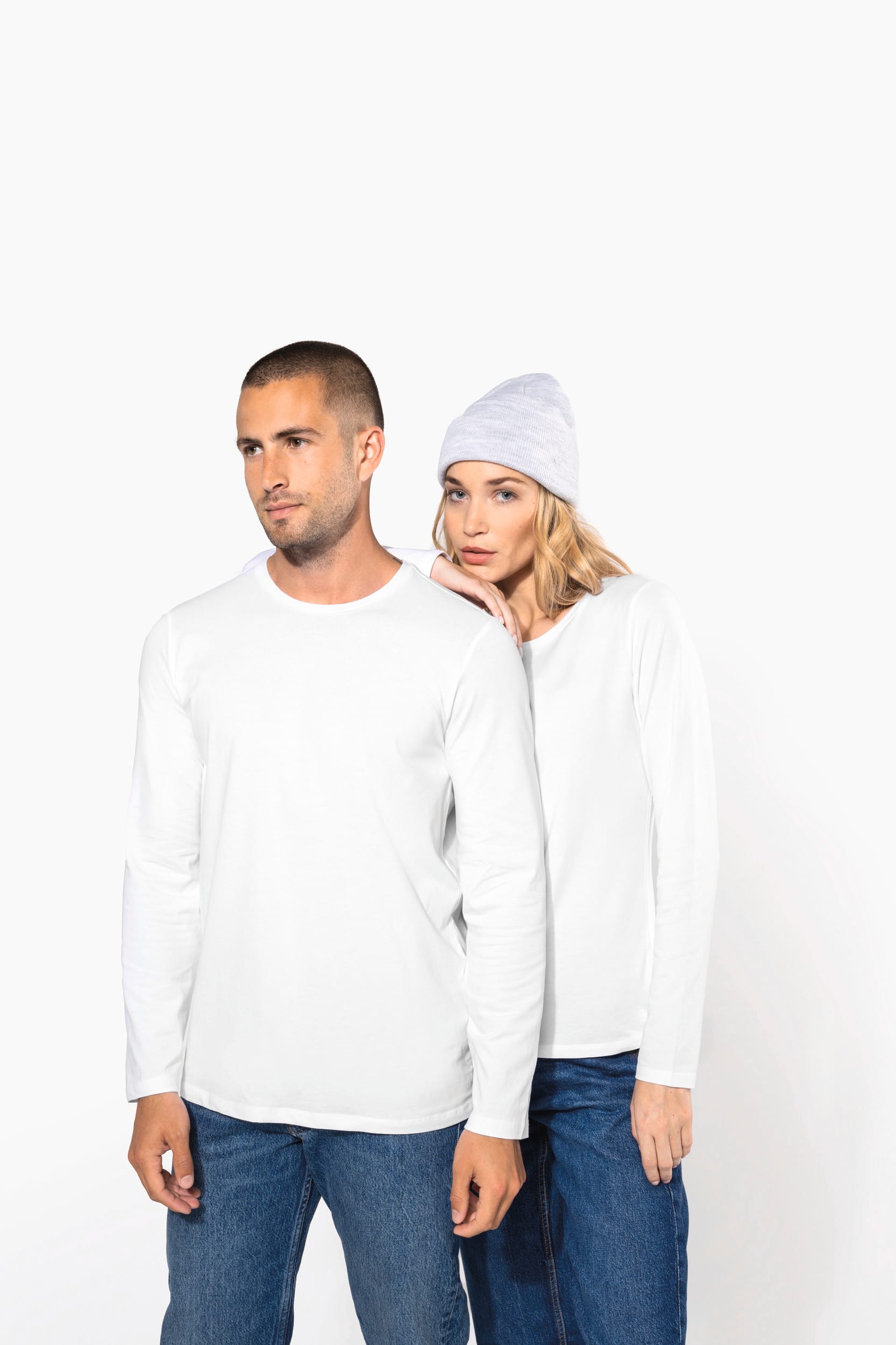 Men's long-sleeved Crew neck t-shirt - Kariban