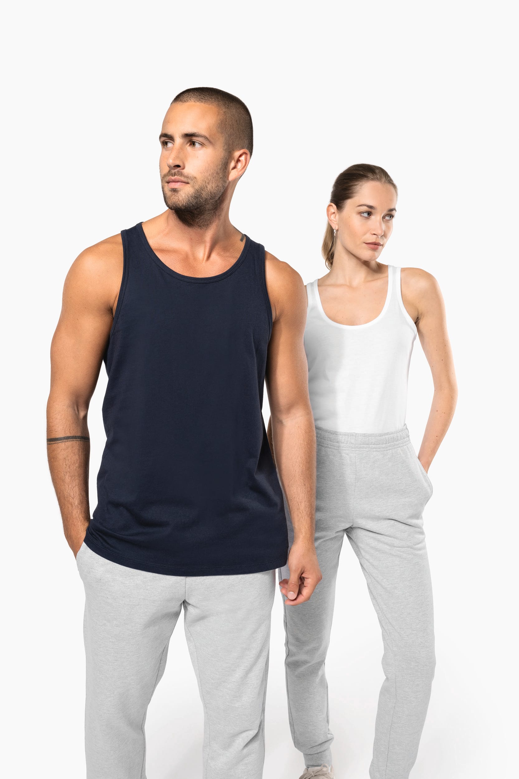 T-shirt sem manga Bio 150 IC de homem