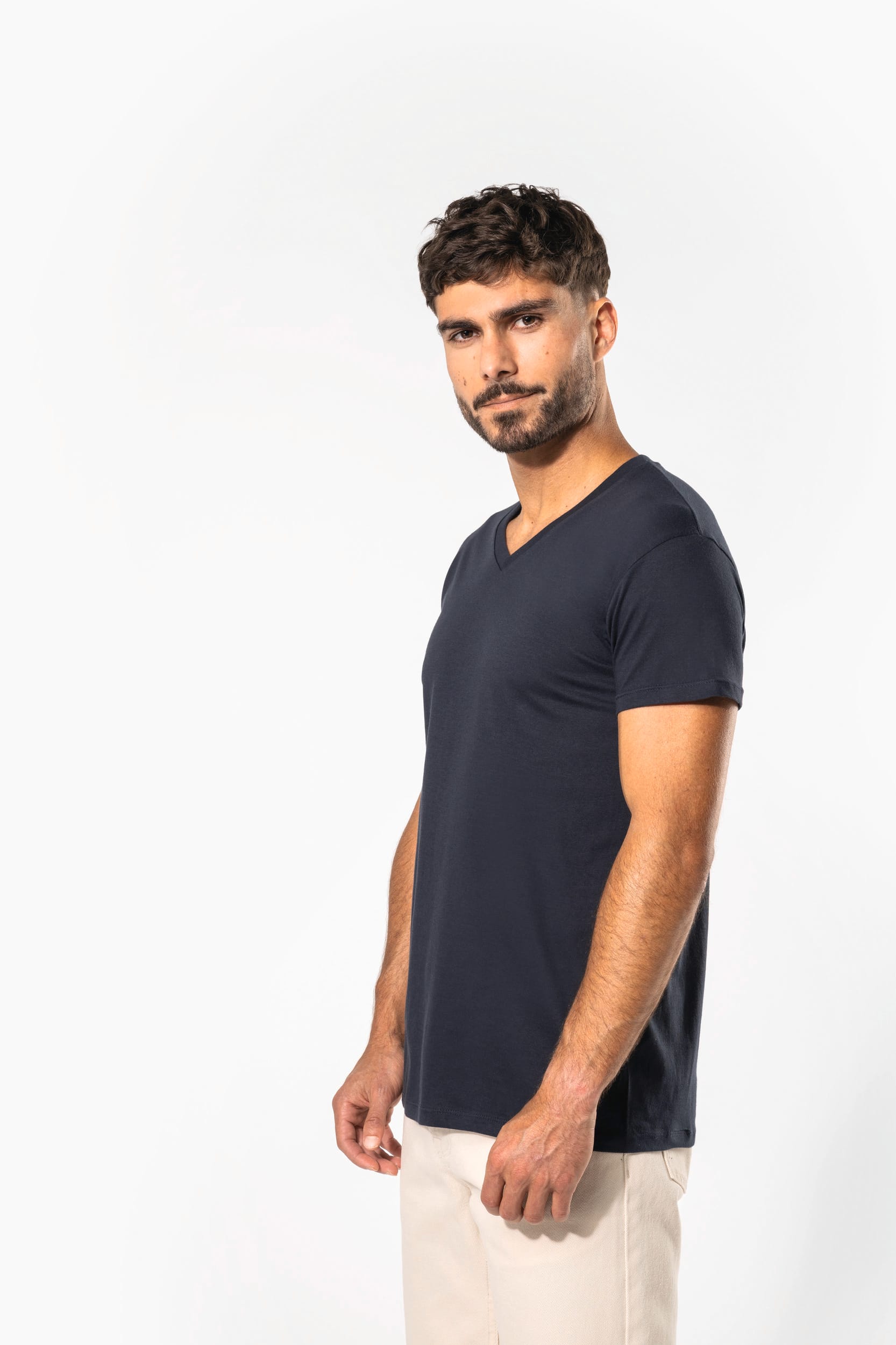 Camiseta BIO150 cuello de pico hombre