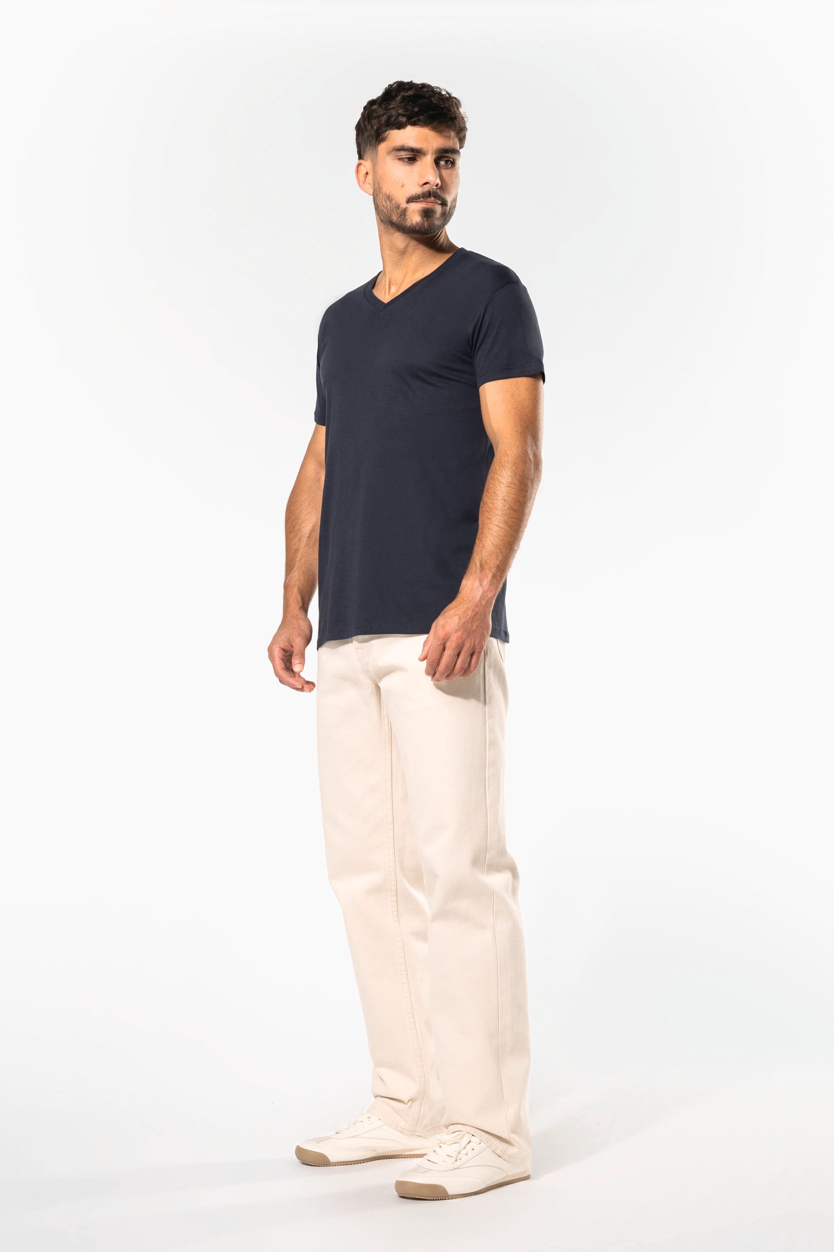 Camiseta BIO150 cuello de pico hombre