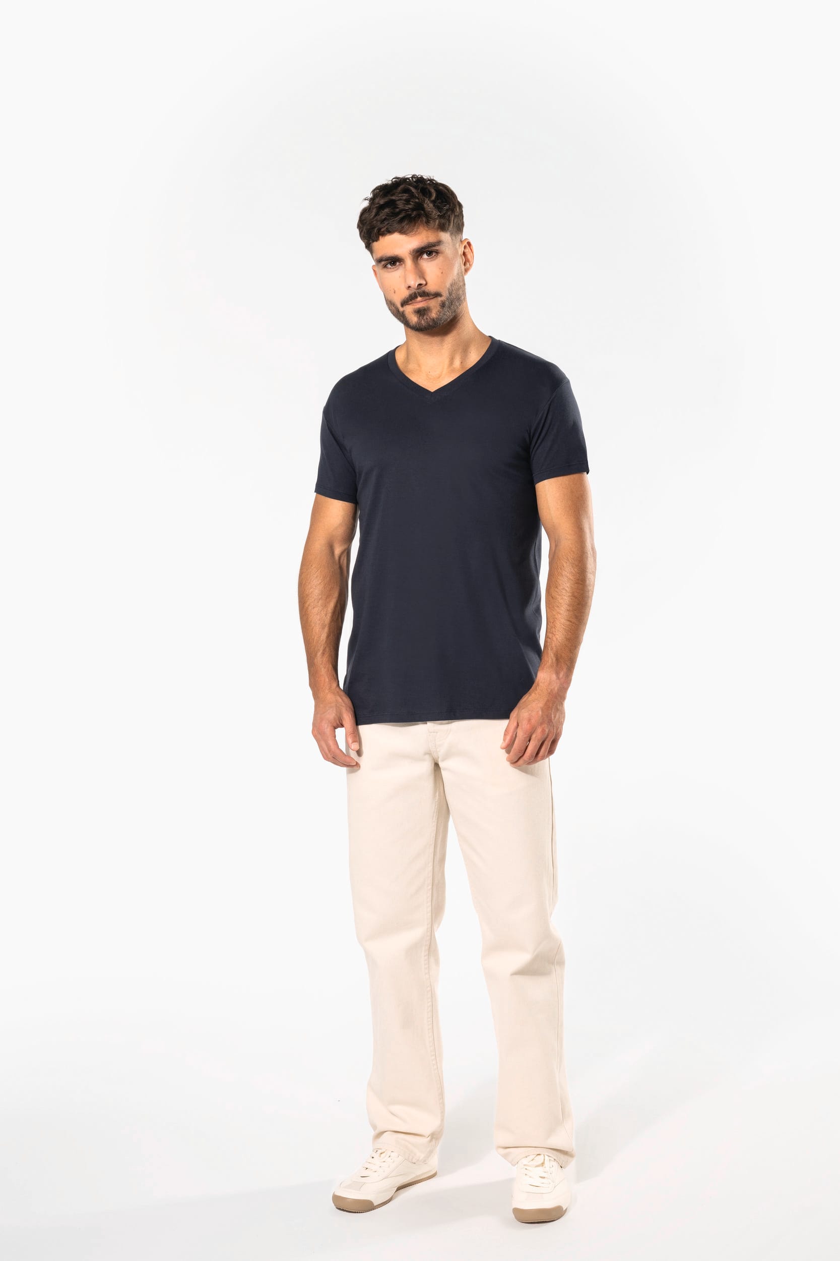 Camiseta BIO150 cuello de pico hombre