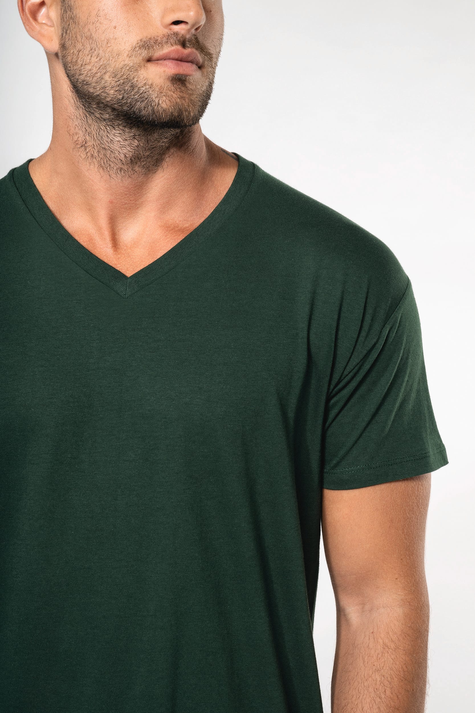 T-shirt BIO150 de homem decote V