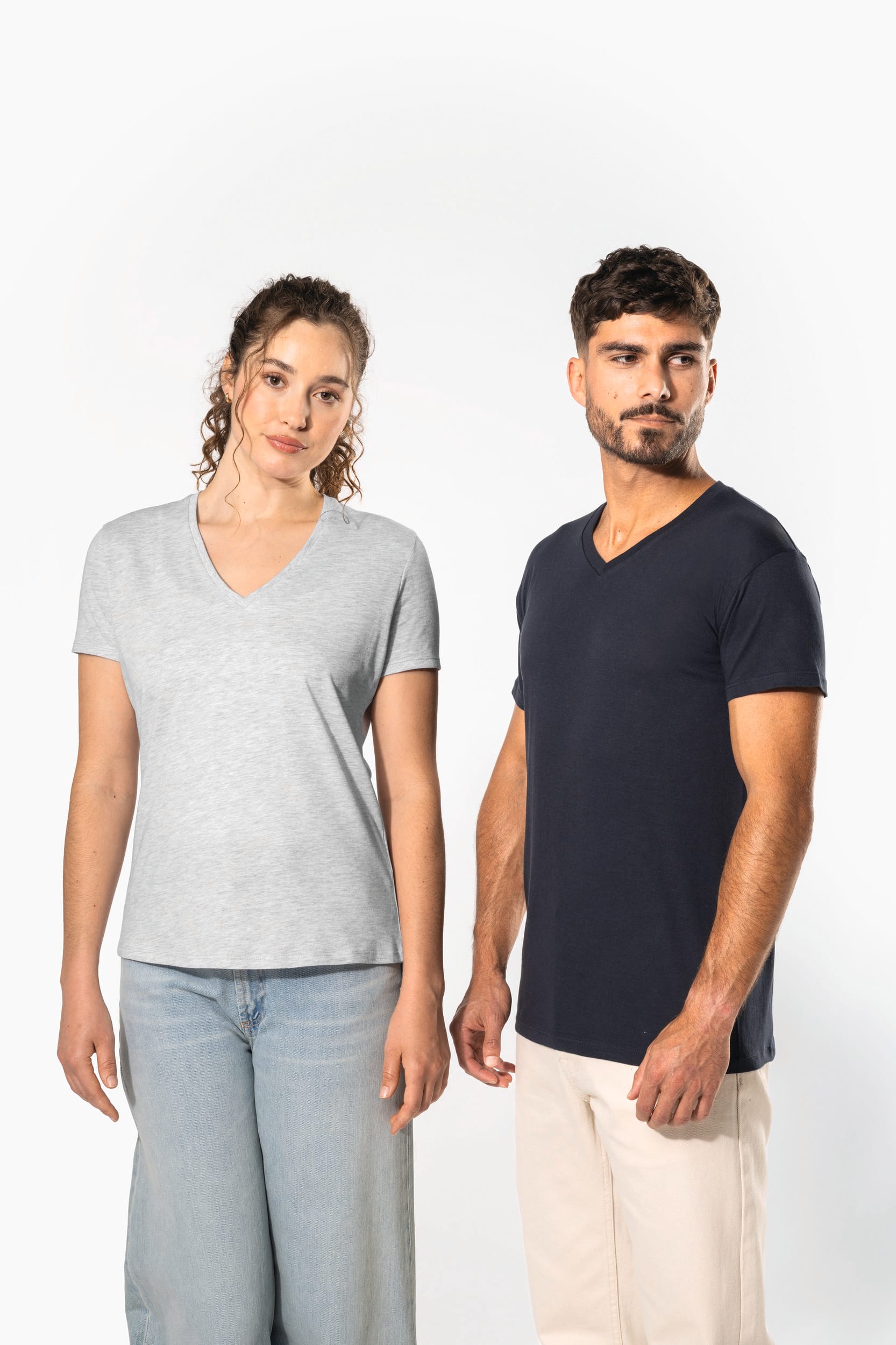 Camiseta BIO150 cuello de pico hombre