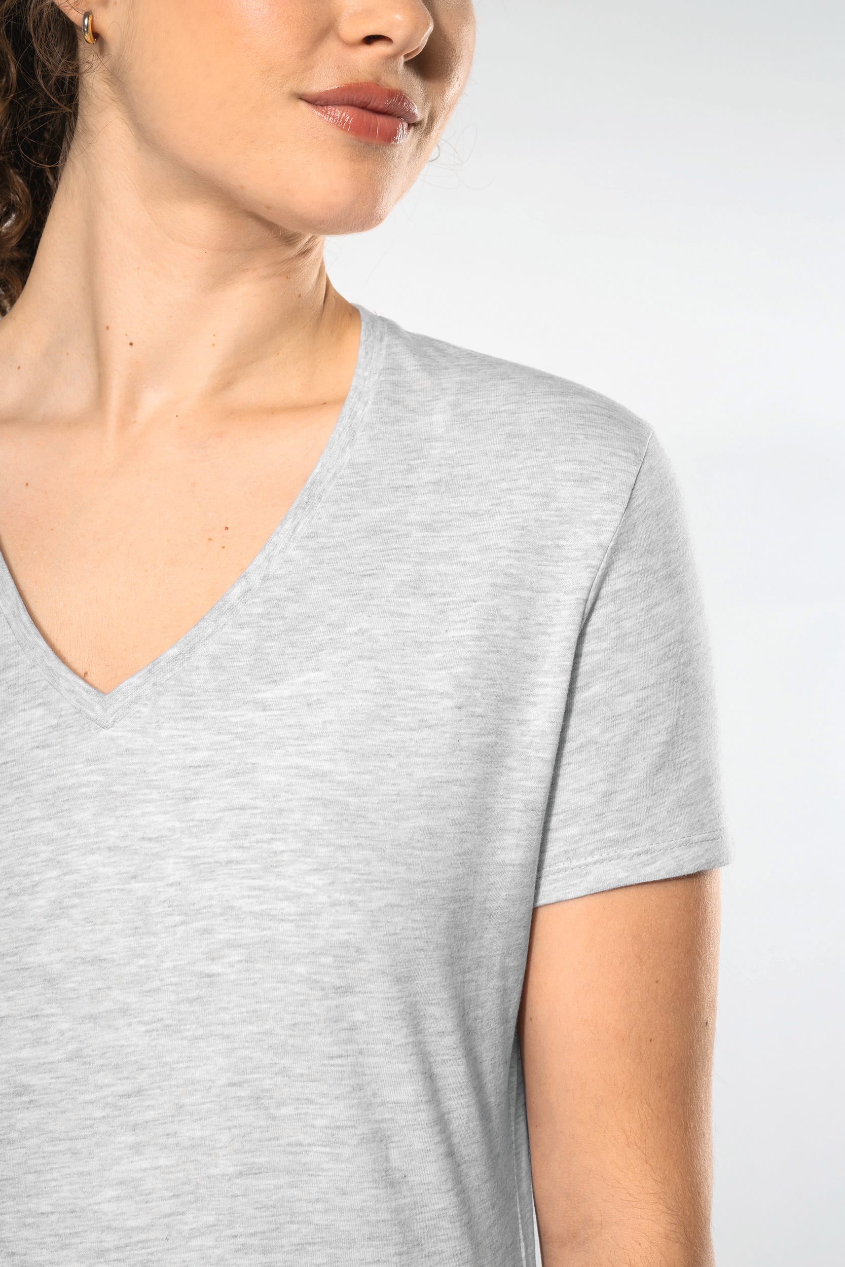 Camiseta BIO150 cuello de pico mujer