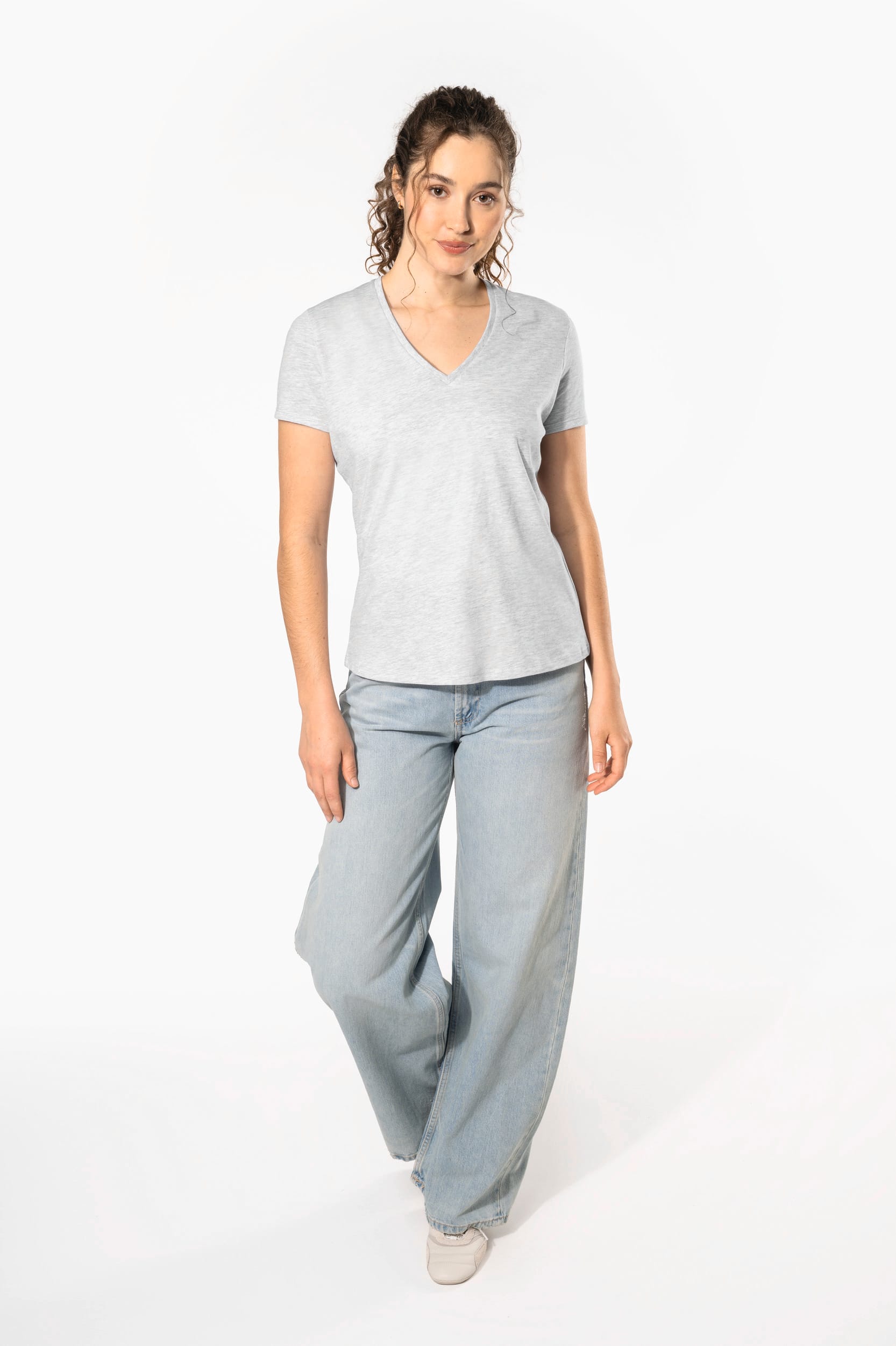 Camiseta BIO150 cuello de pico mujer