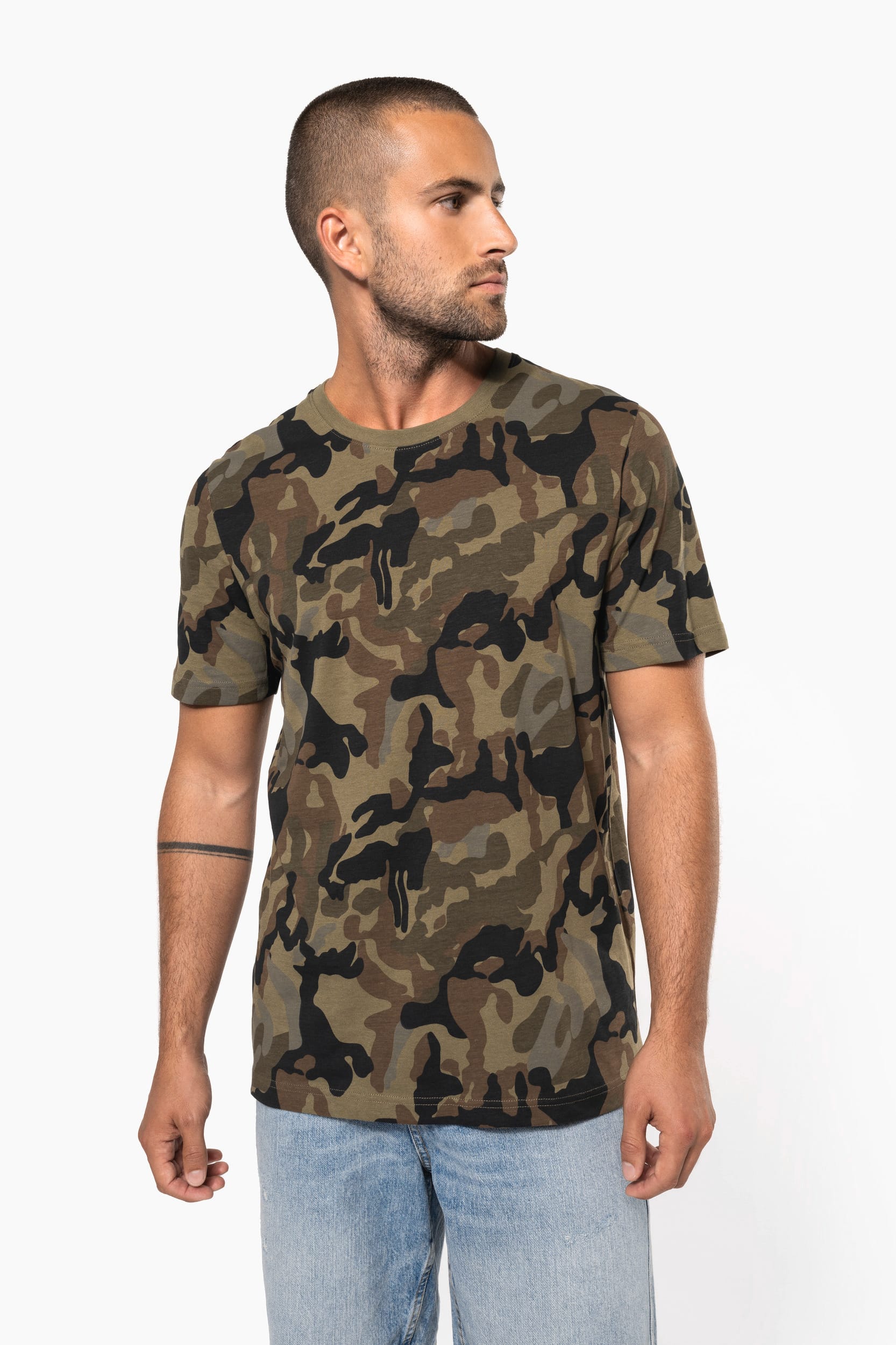 Men's short-sleeved camo t-shirt - Kariban