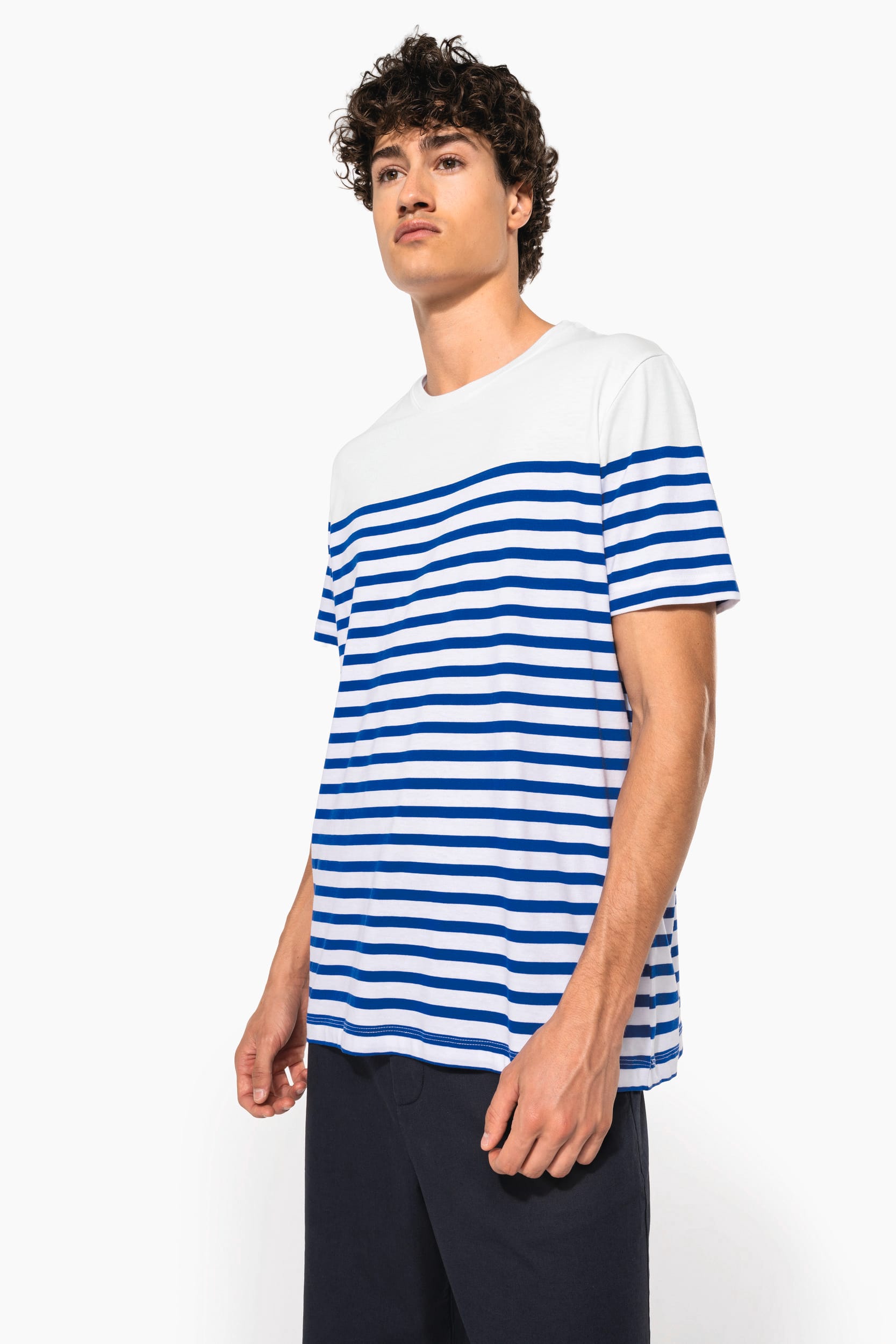 T-shirt marin col rond Bio homme - Image 7