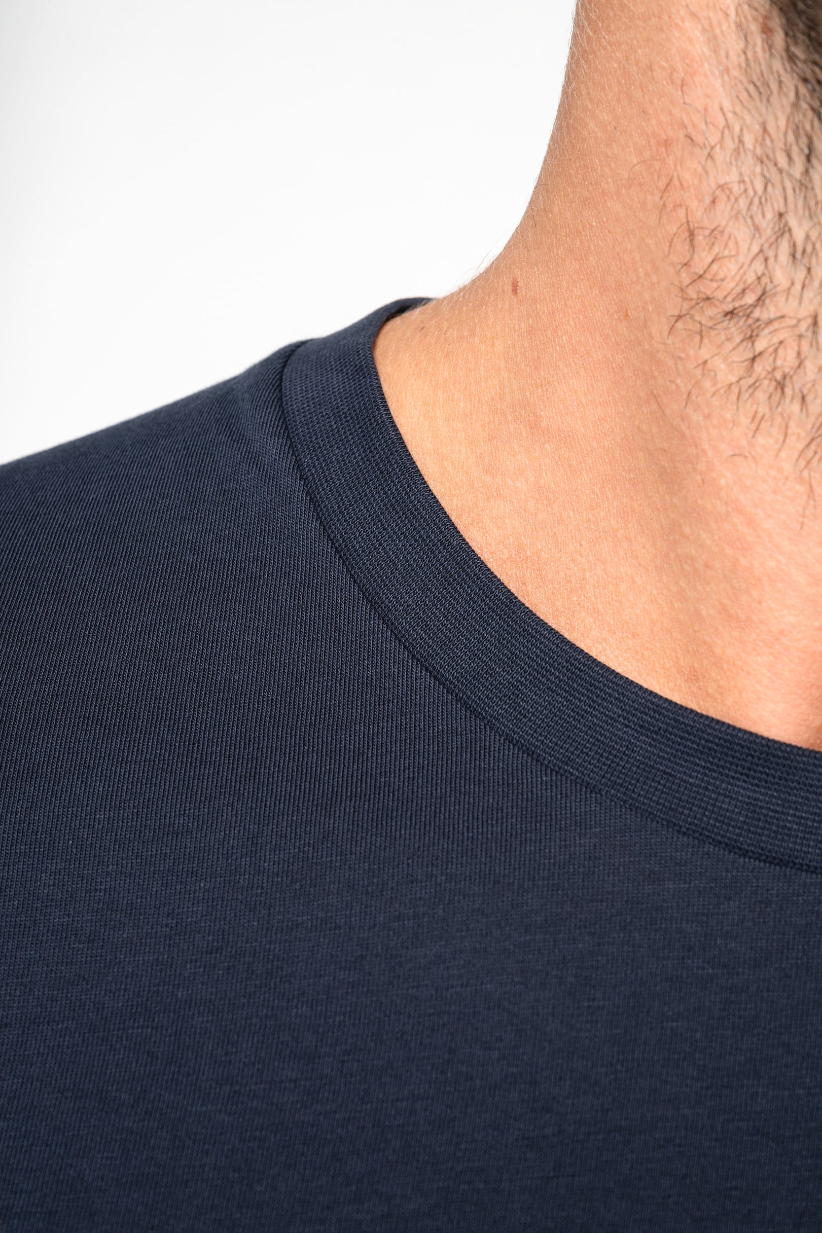 T-shirt decote redondo de manga curta unissexo