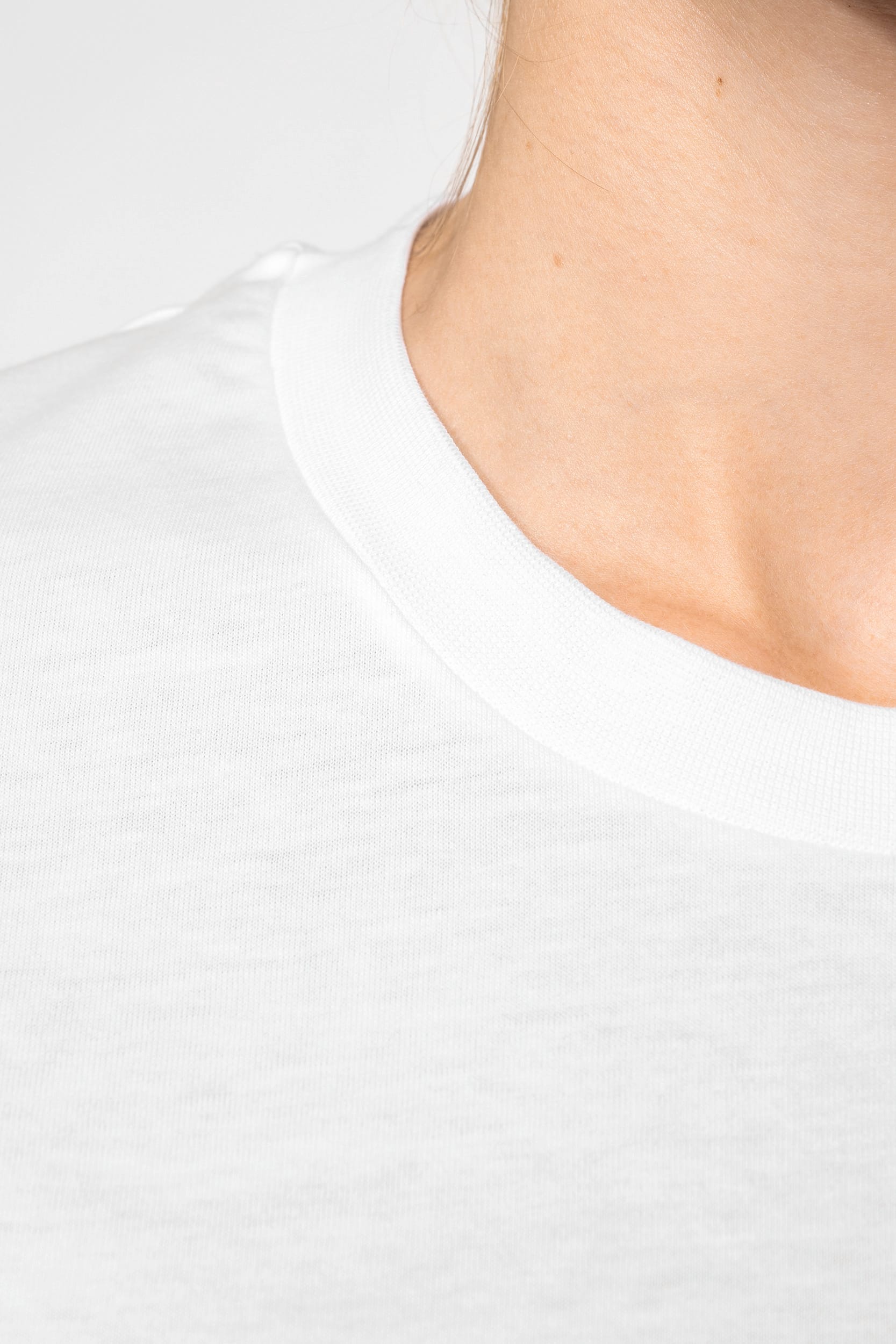 T-shirt decote redondo de manga curta unissexo