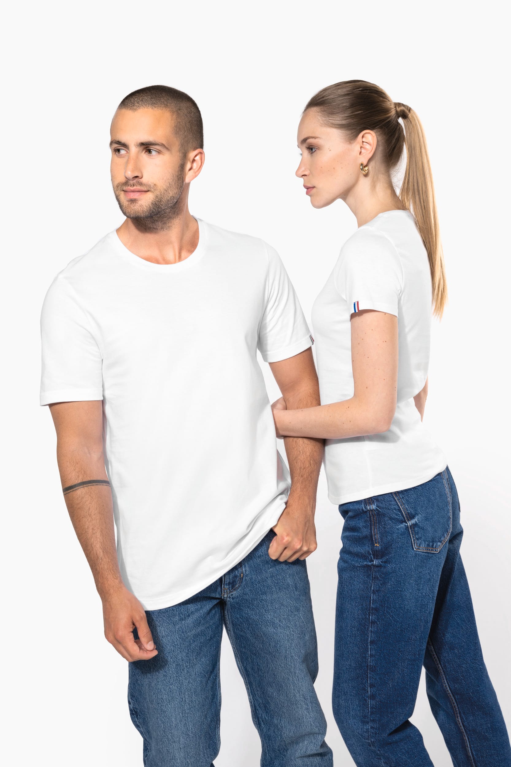 T-shirt Bio de homem "Origine France Garantie"