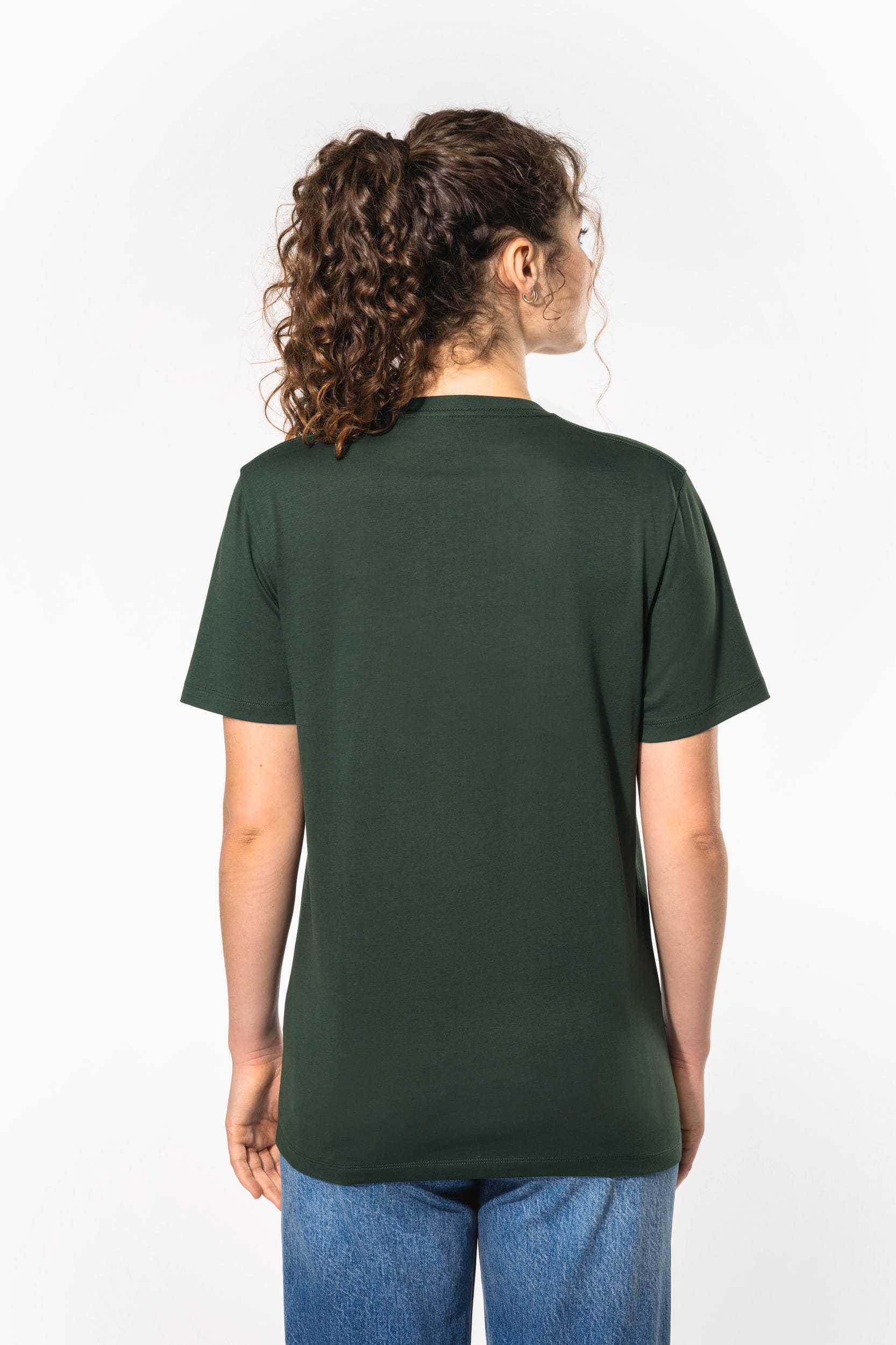 Camiseta de manga corta y cuello redondo unisex
