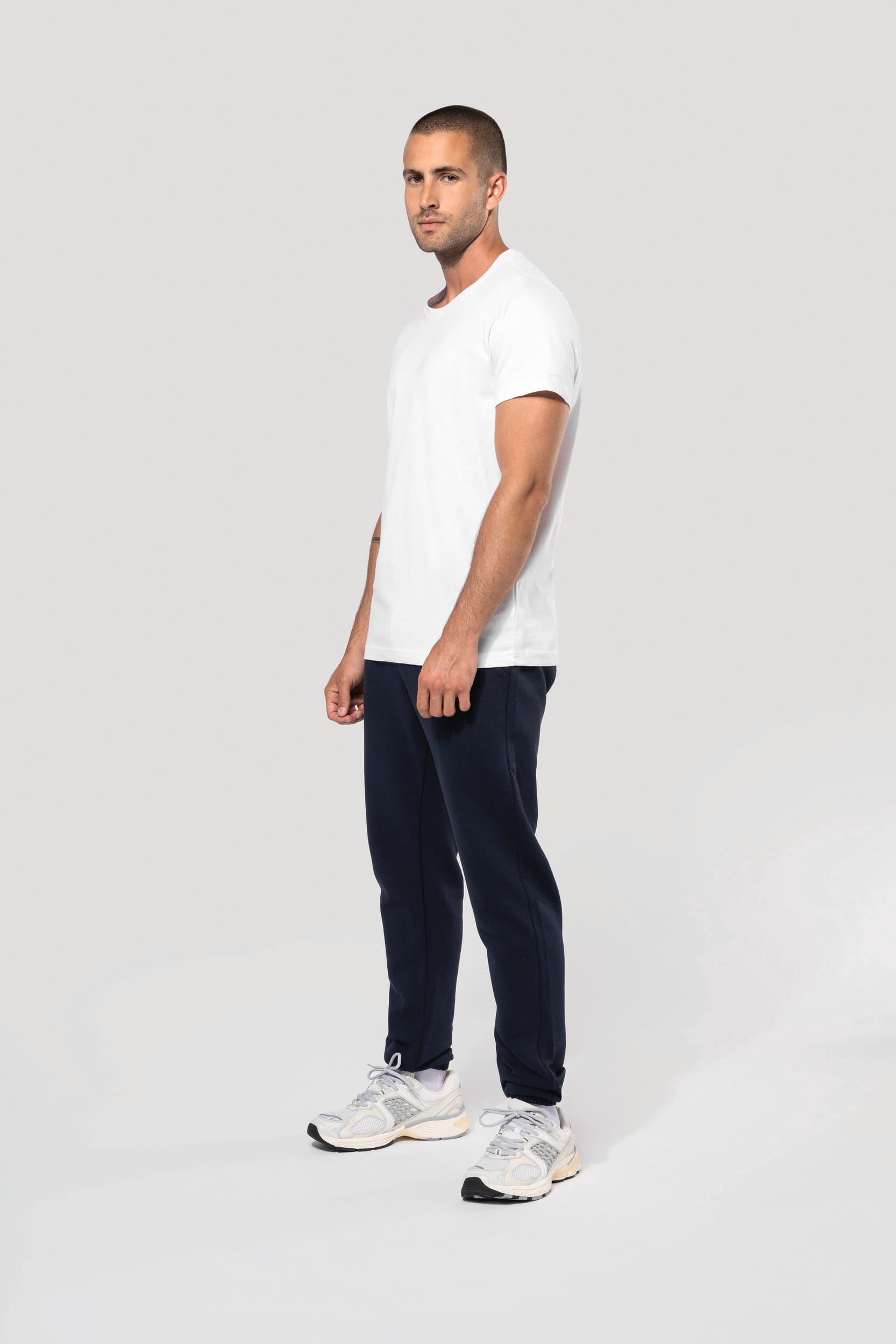 T-shirt col rond manches courtes homme