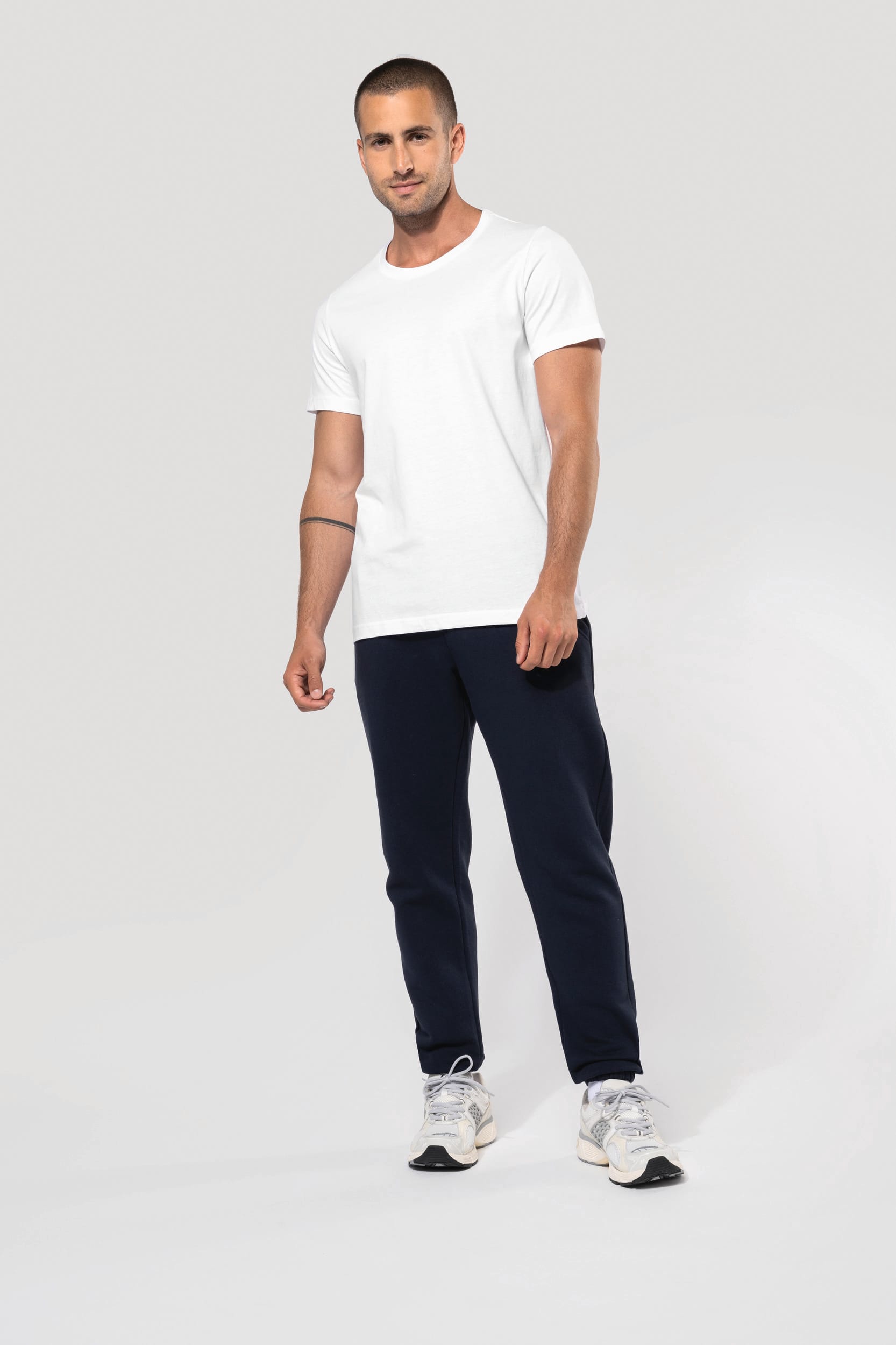 T-shirt col rond manches courtes homme