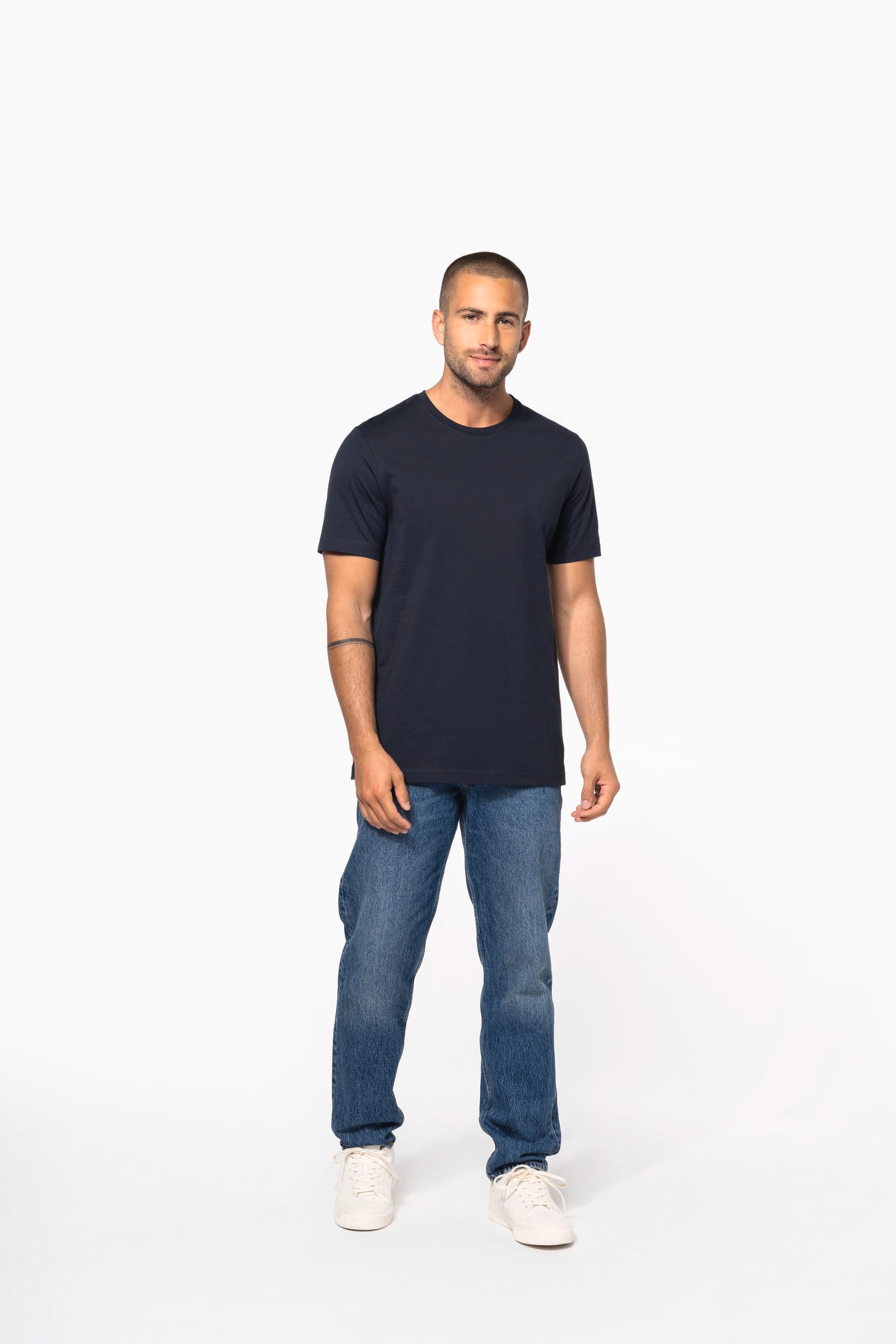 T-shirt col rond manches courtes homme