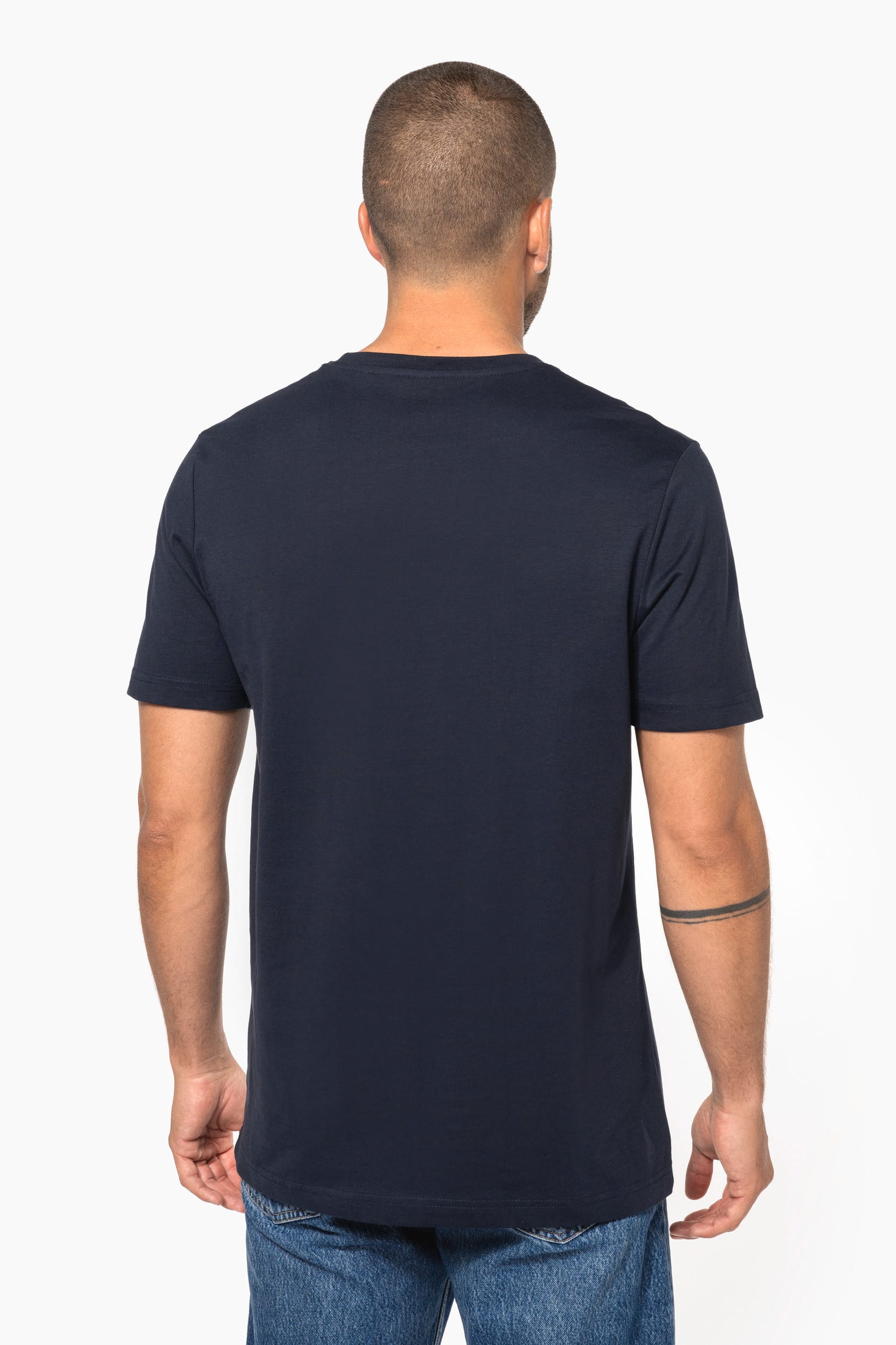 T-shirt col rond manches courtes homme