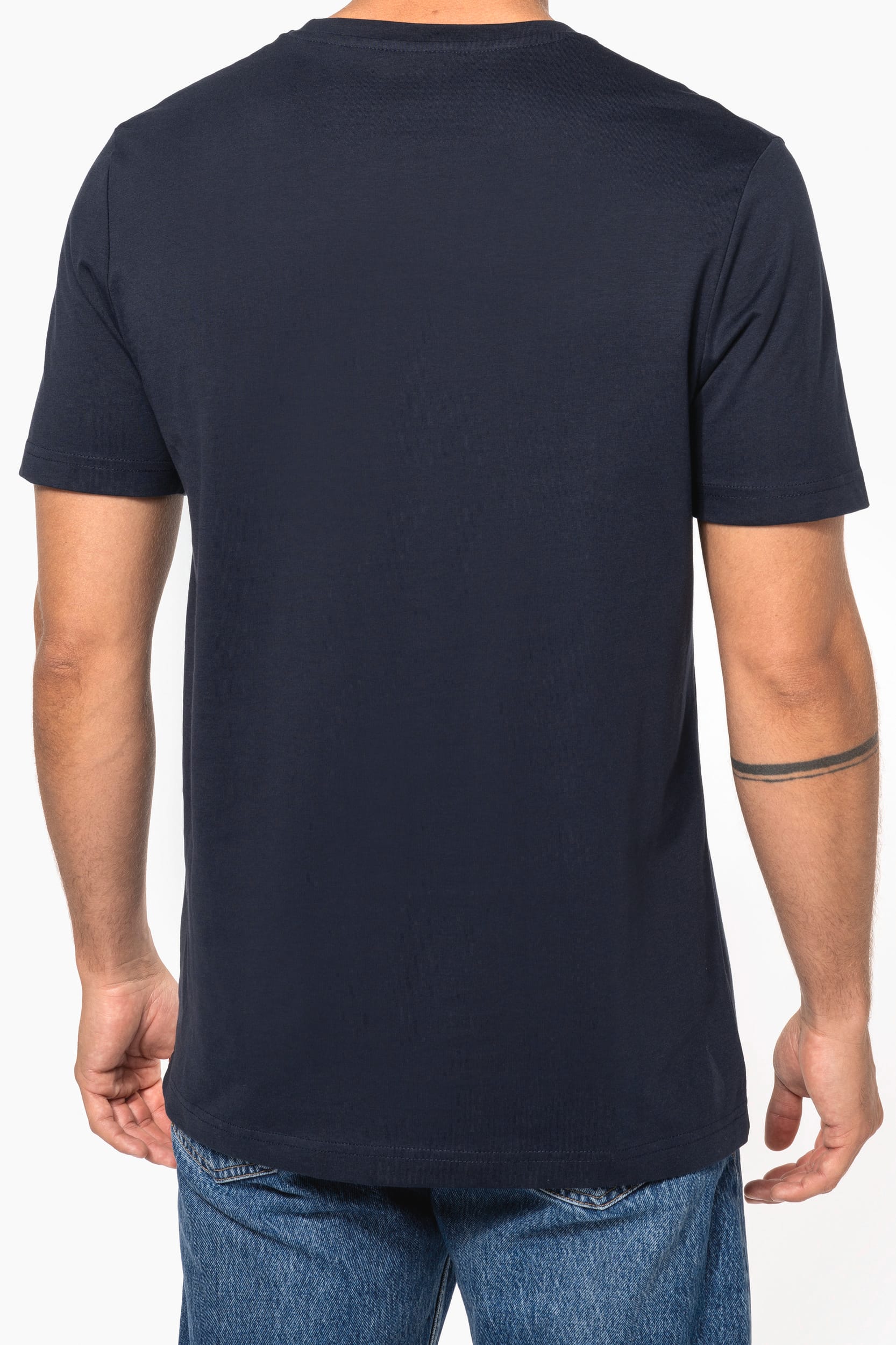 T-shirt col rond manches courtes homme