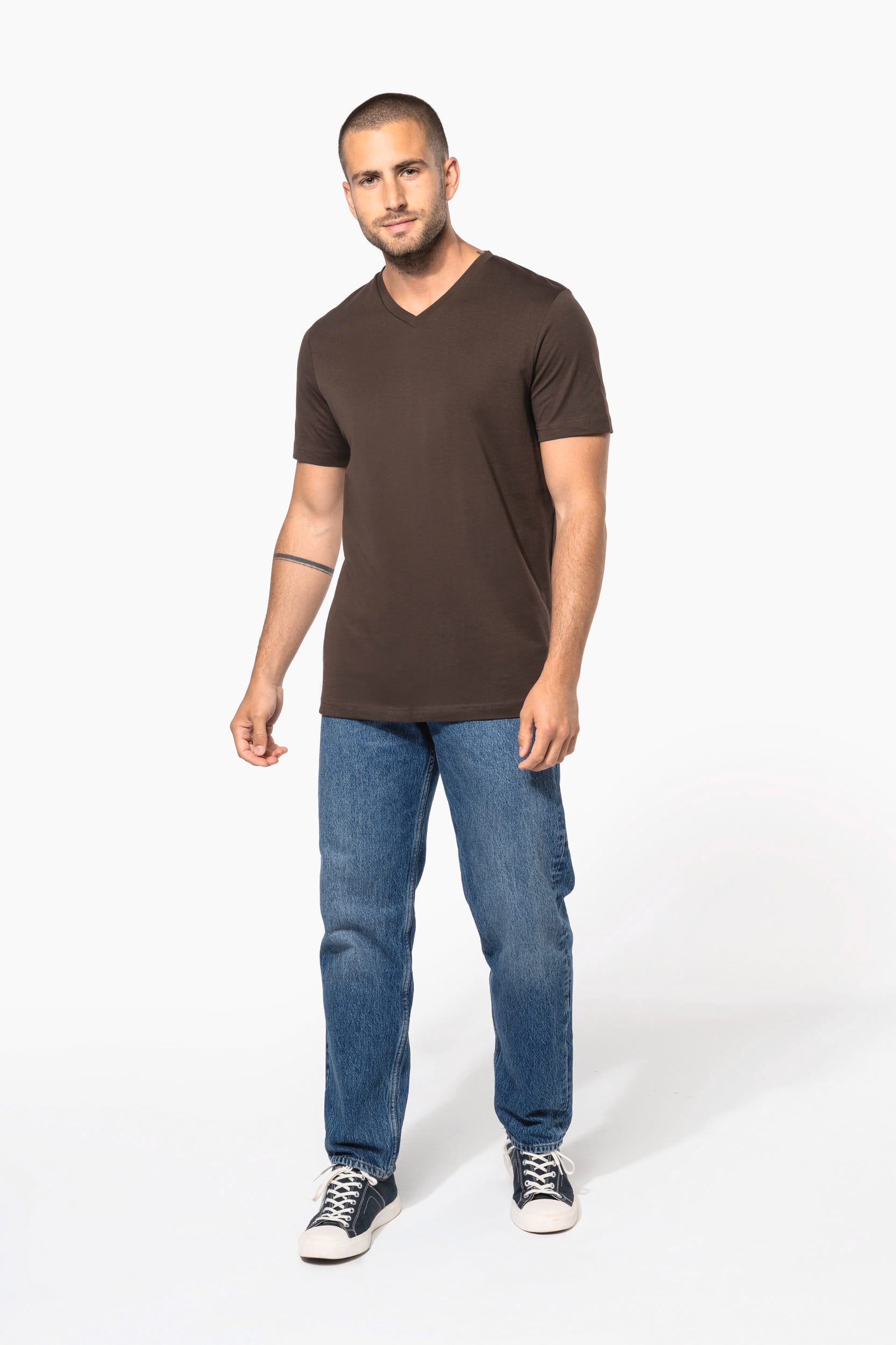 T-shirt col V manches courtes homme - Image 6