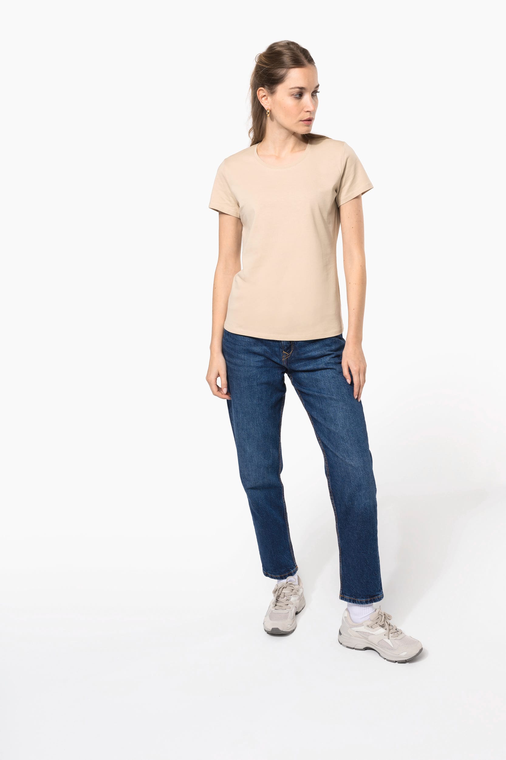 T-shirt col rond manches courtes femme - Image 5