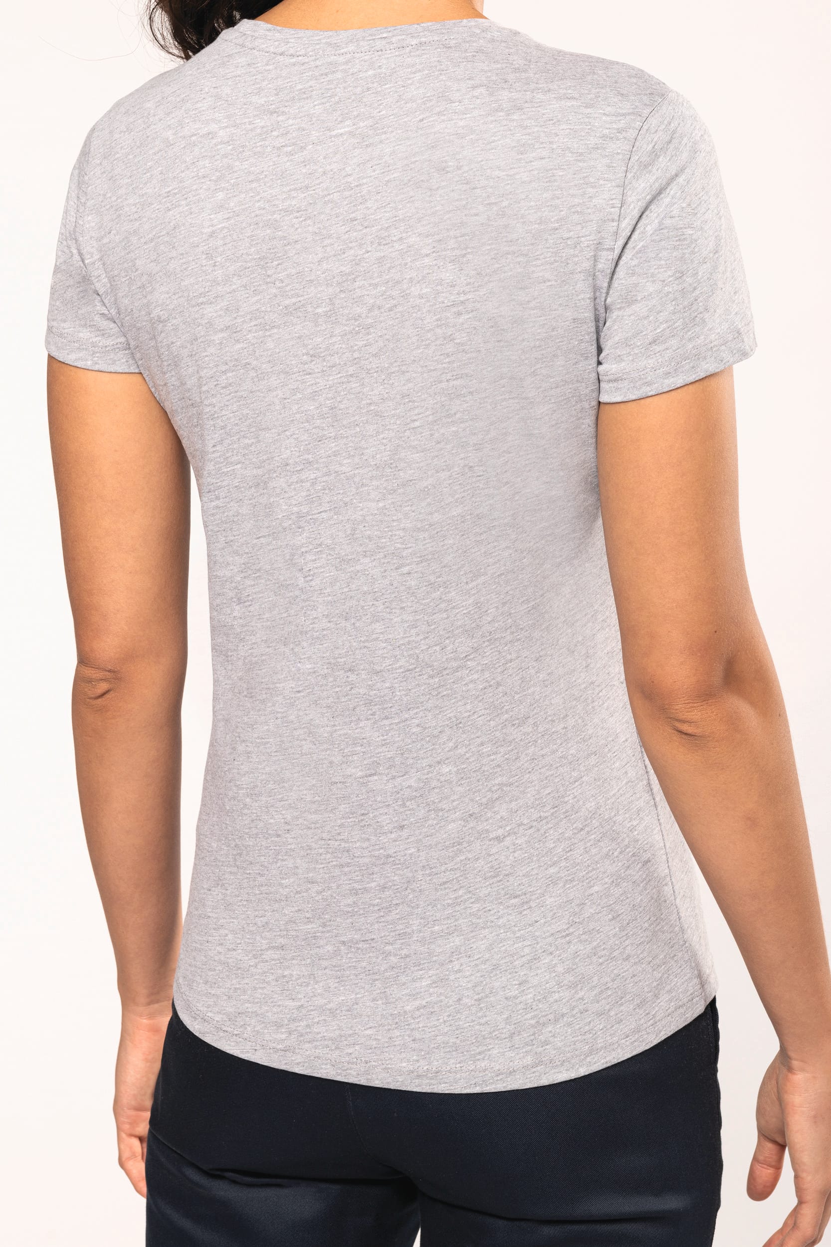 T-shirt col rond manches courtes femme