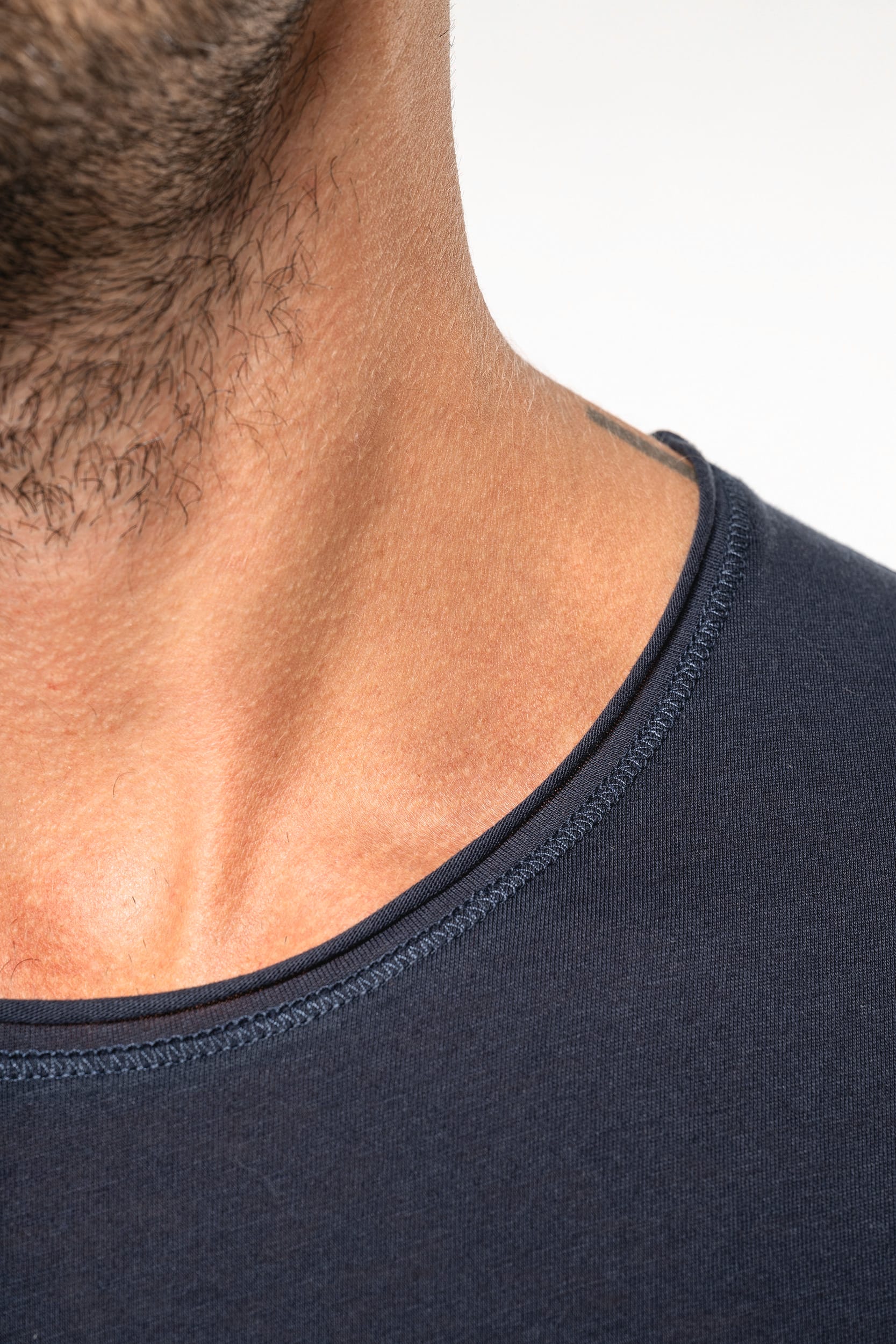 T-shirt Bio com decote sem costuras manga curta