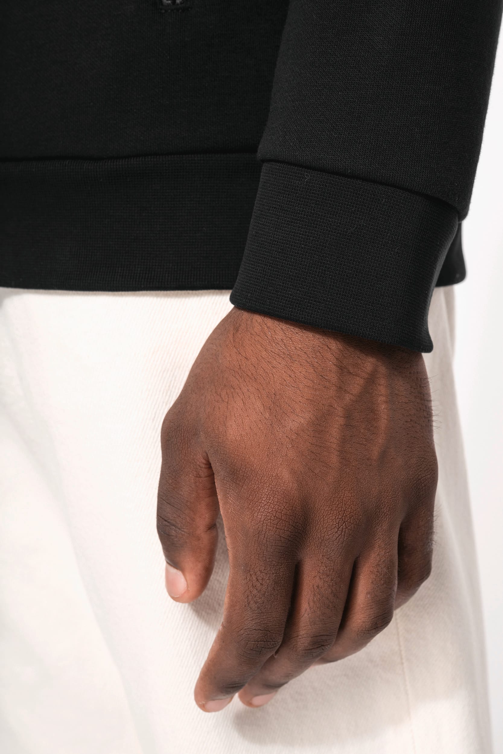 Casaco cardado com fecho