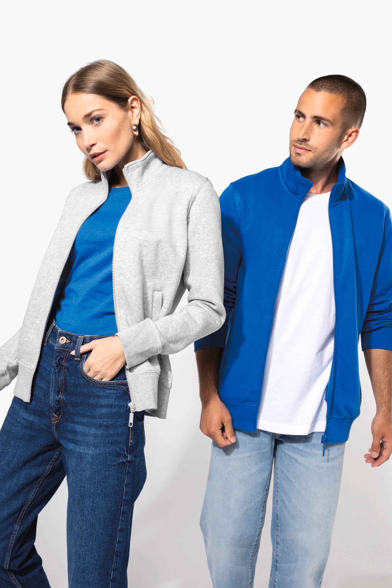 Veste molleton gratté homme