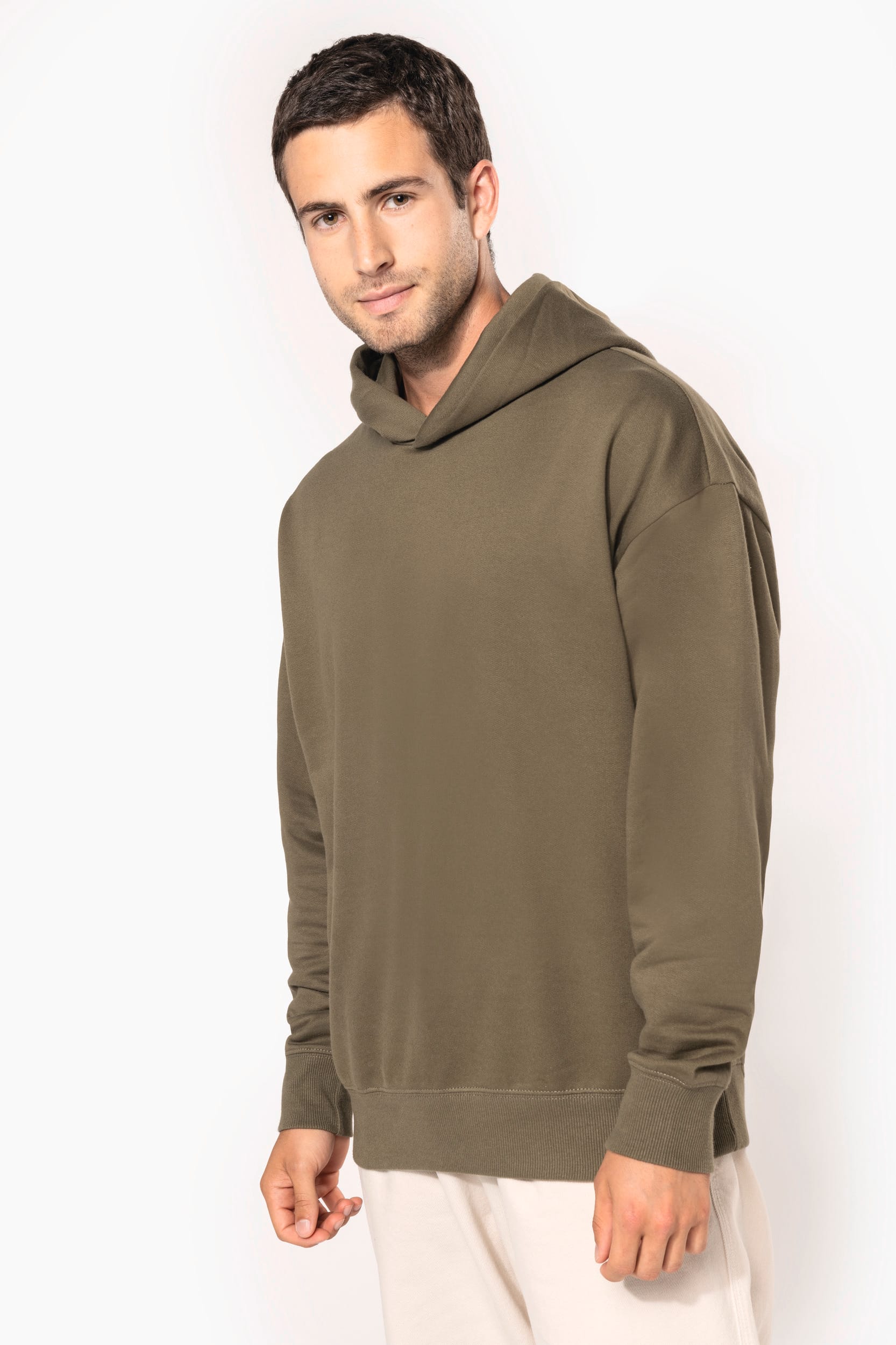 Sweatshirt à capuche molleton oversize unisexe