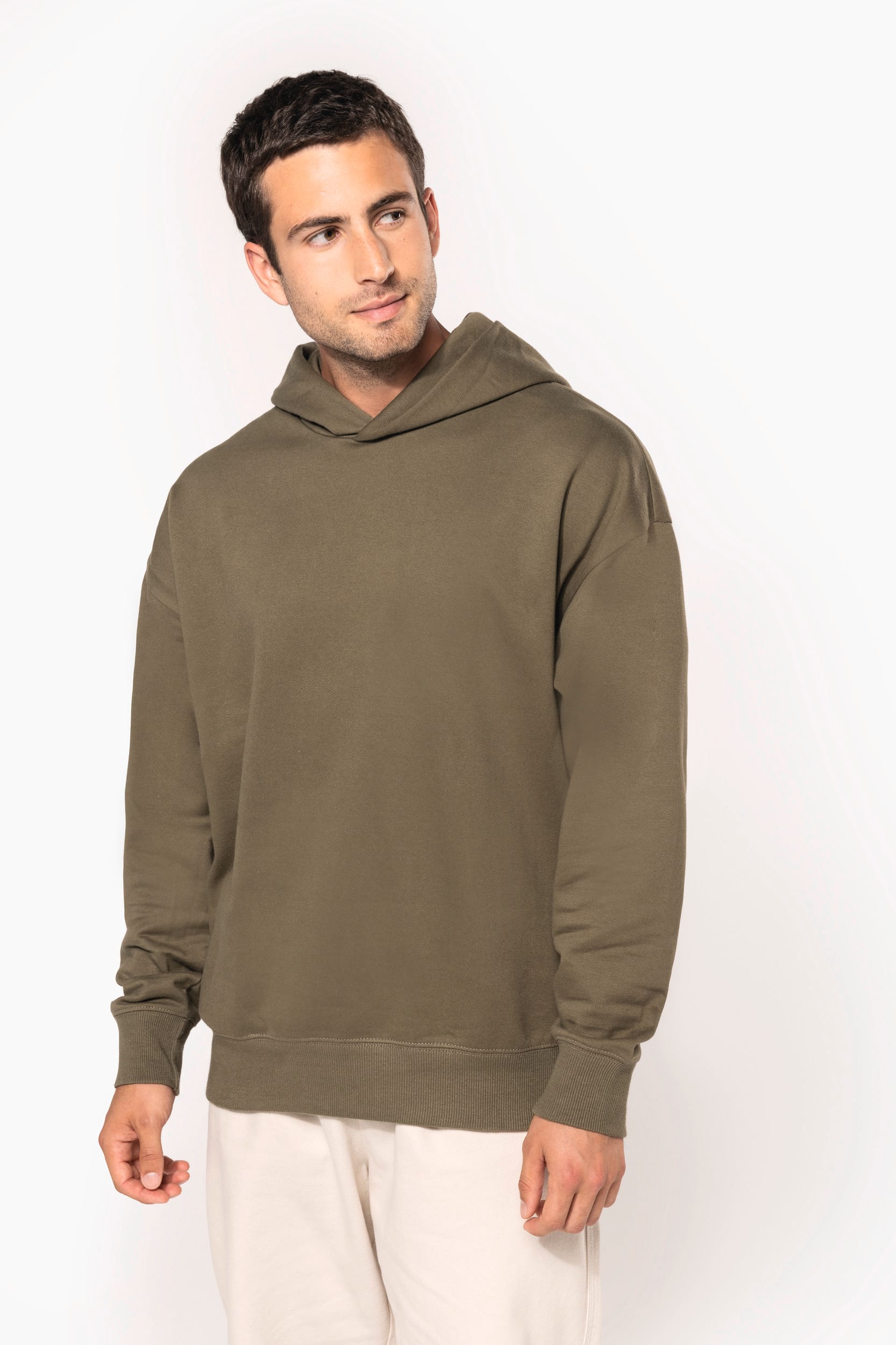 Sweatshirt à capuche molleton oversize unisexe