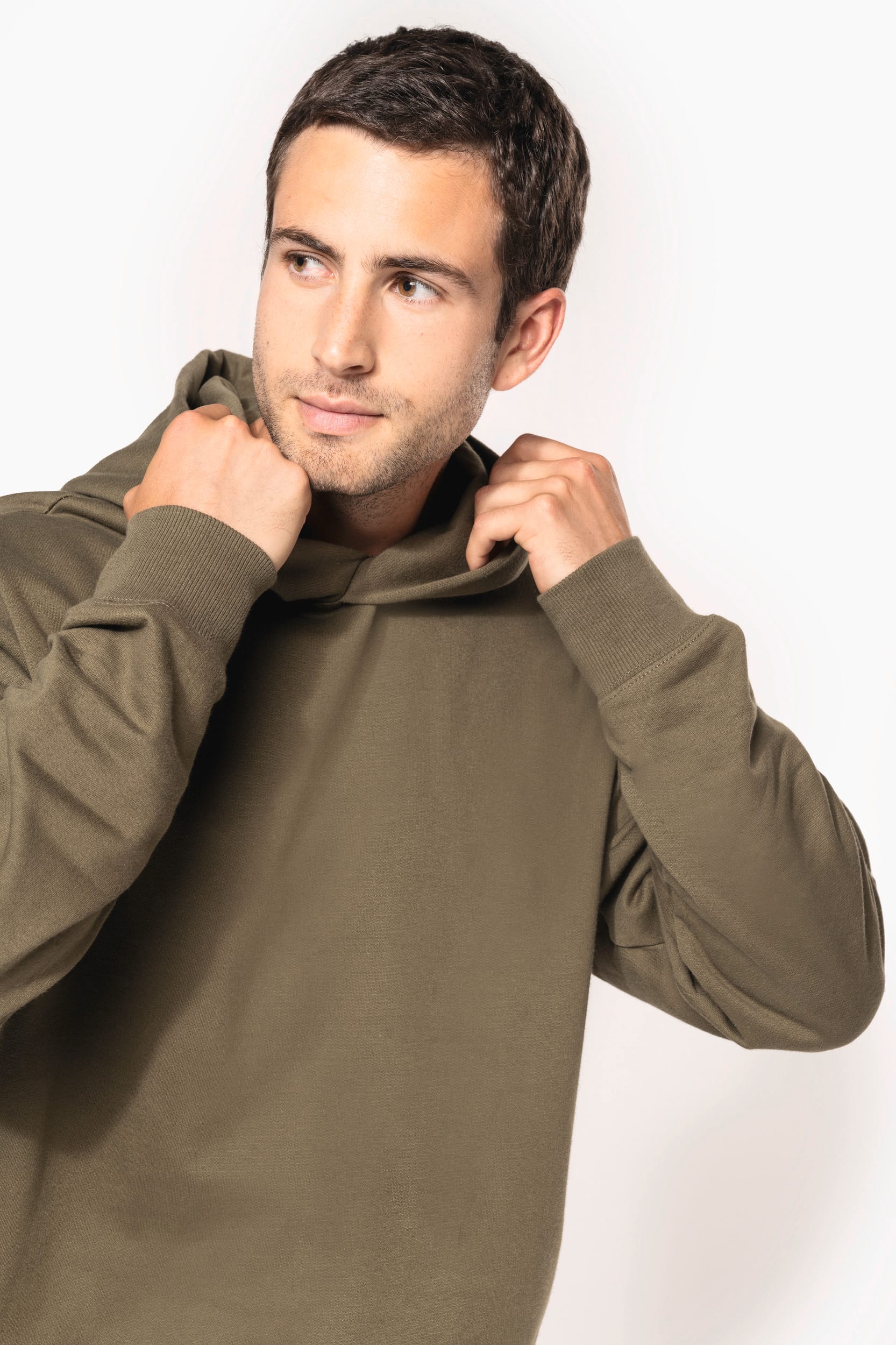 Sweatshirt à capuche molleton oversize unisexe