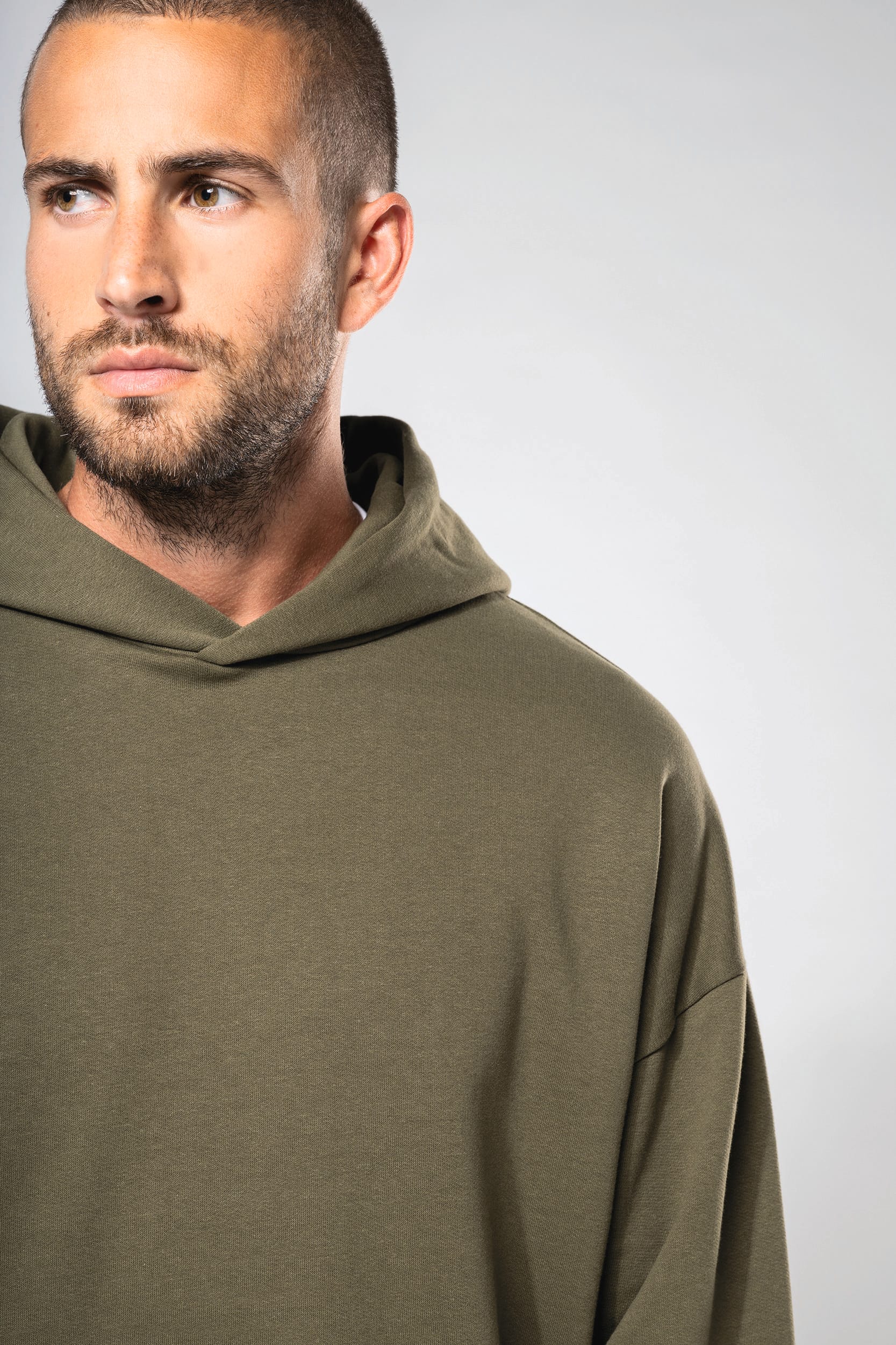 Sweatshirt à capuche molleton oversize unisexe - Image 11
