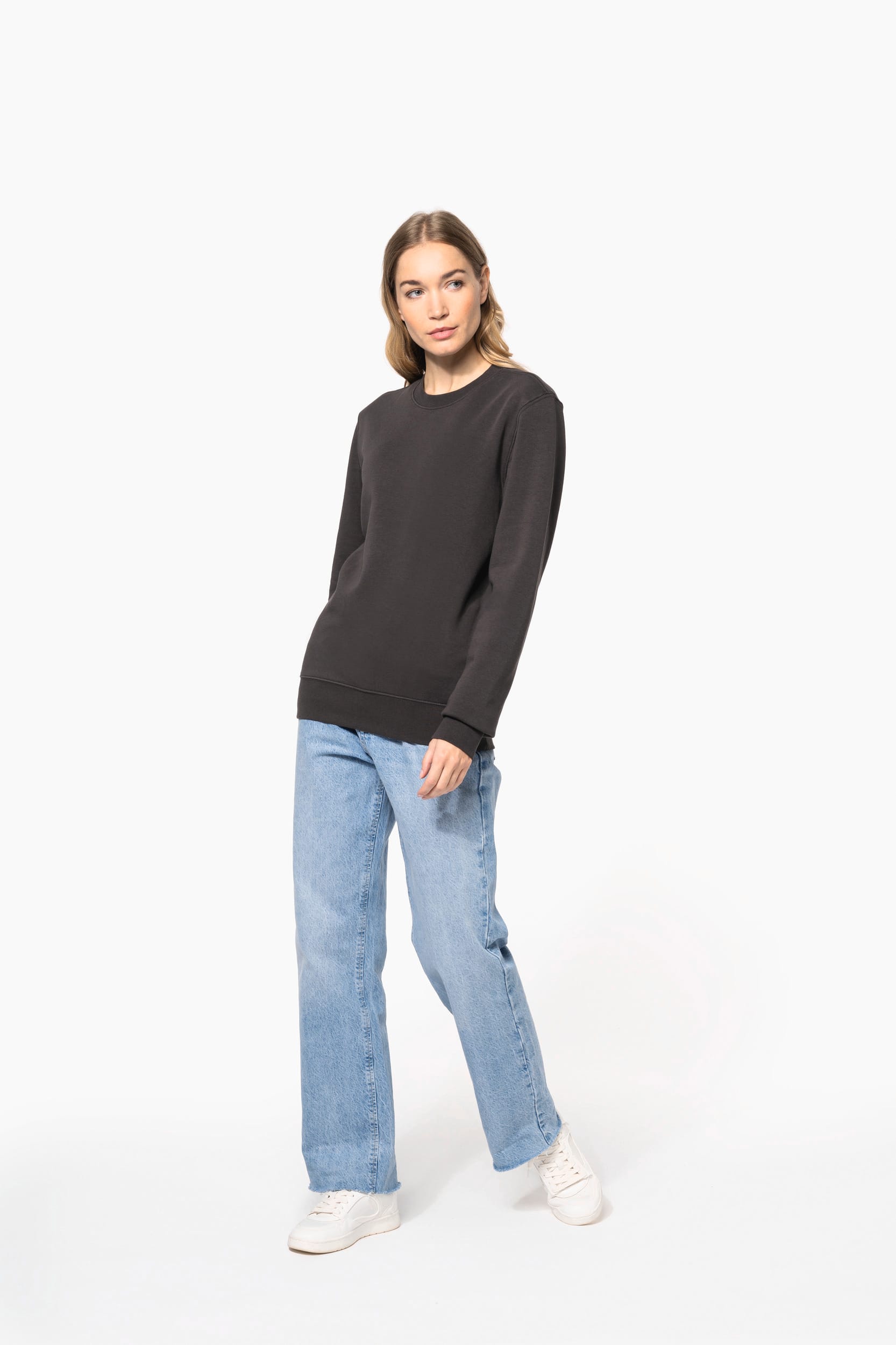 Sweat-shirt écoresponsable col rond unisexe