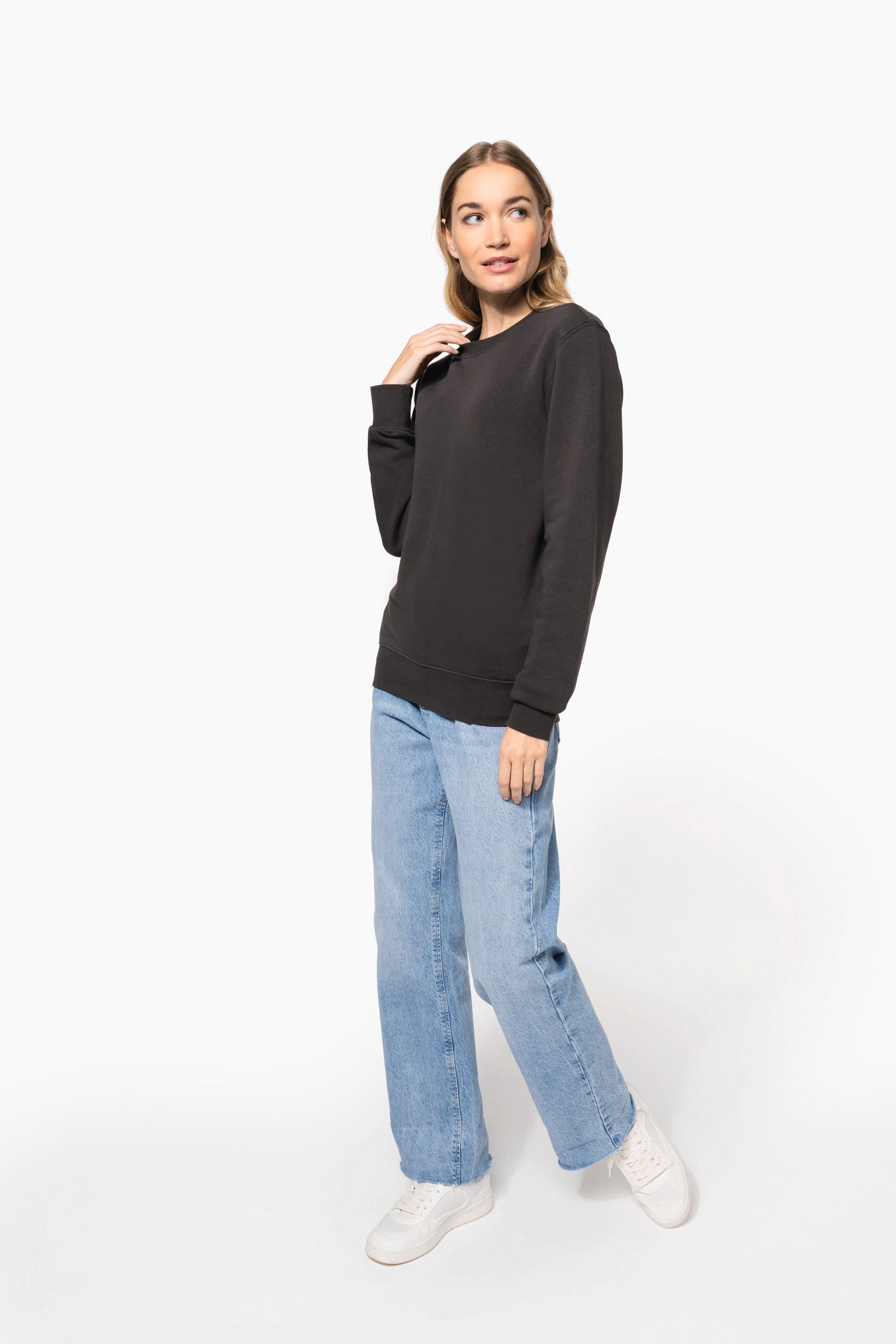 Sweat-shirt écoresponsable col rond unisexe