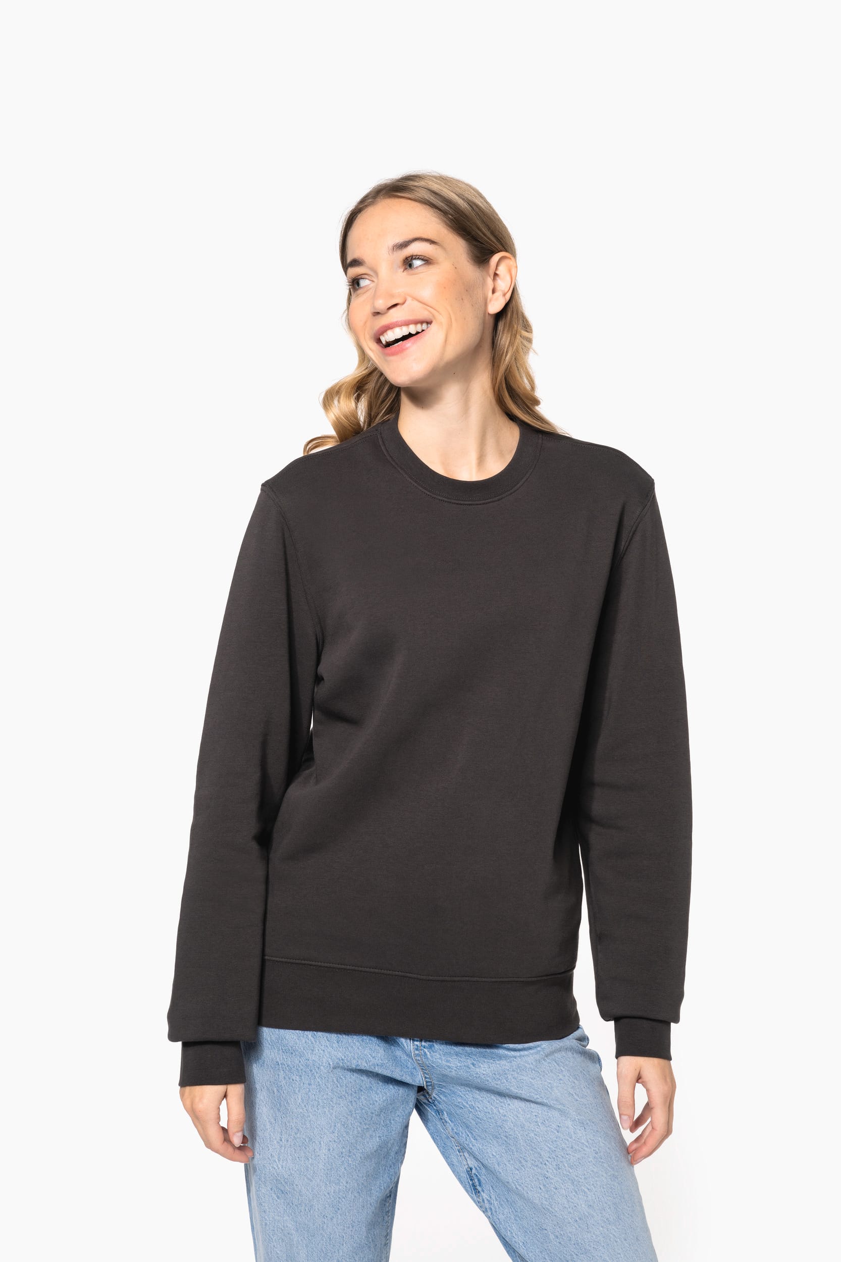 Sweat-shirt écoresponsable col rond unisexe