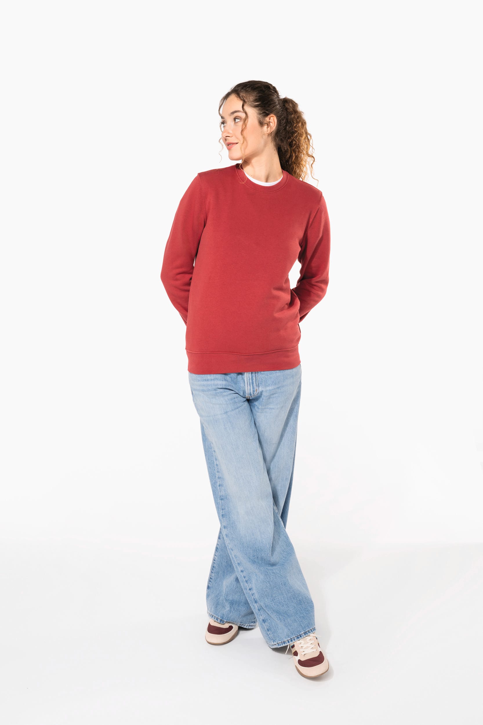 Sweat-shirt écoresponsable col rond unisexe - Image 17