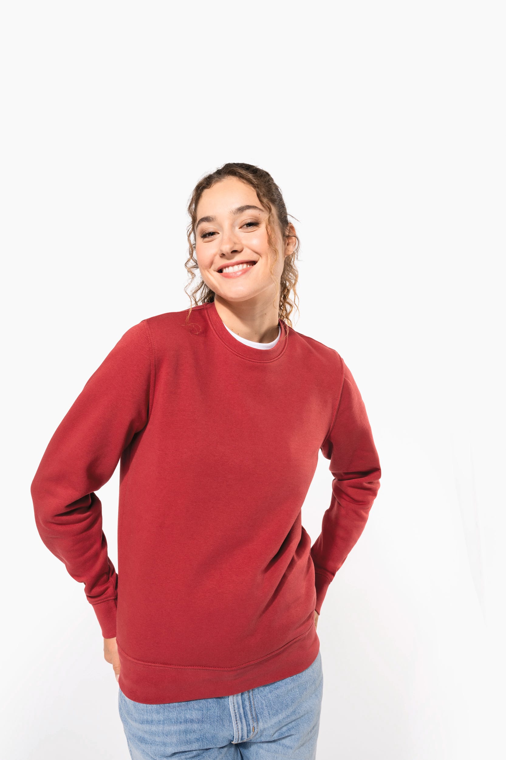 Sweat-shirt écoresponsable col rond unisexe - Image 8