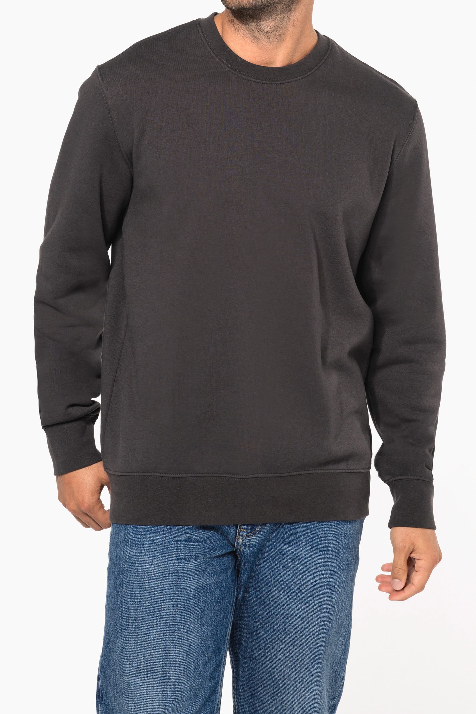 Sweat-shirt écoresponsable col rond unisexe